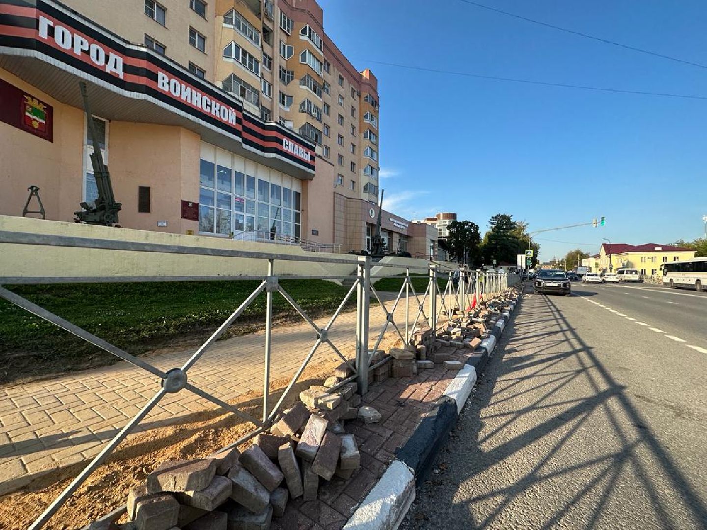 Наружное освещение в Наро-Фоминске, опоры уличного освещения, светлый город, наро-фоминск,