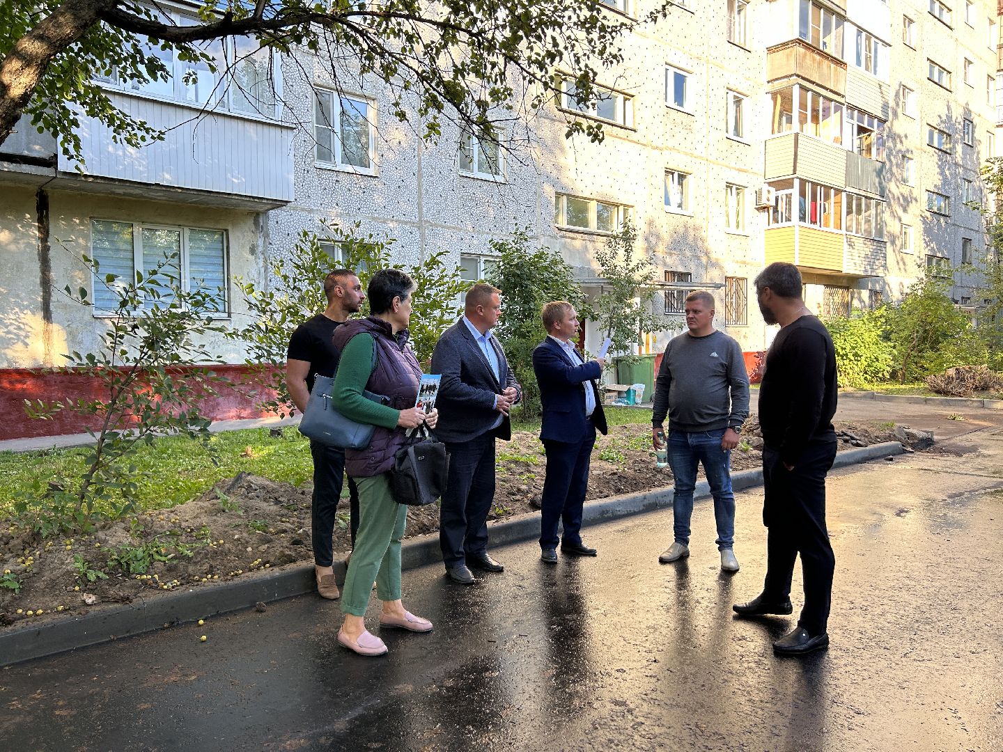 благоустройство дворов, детская игровая площадка, Фрязино