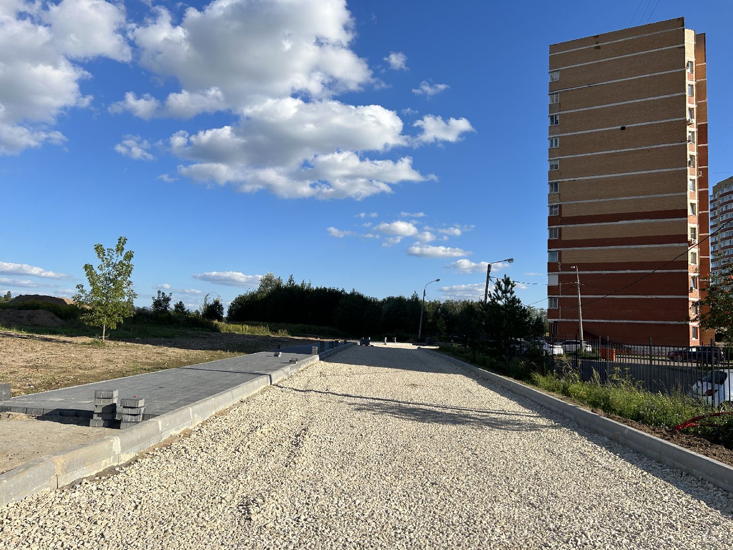 благоустройства, парковка, Фрязино