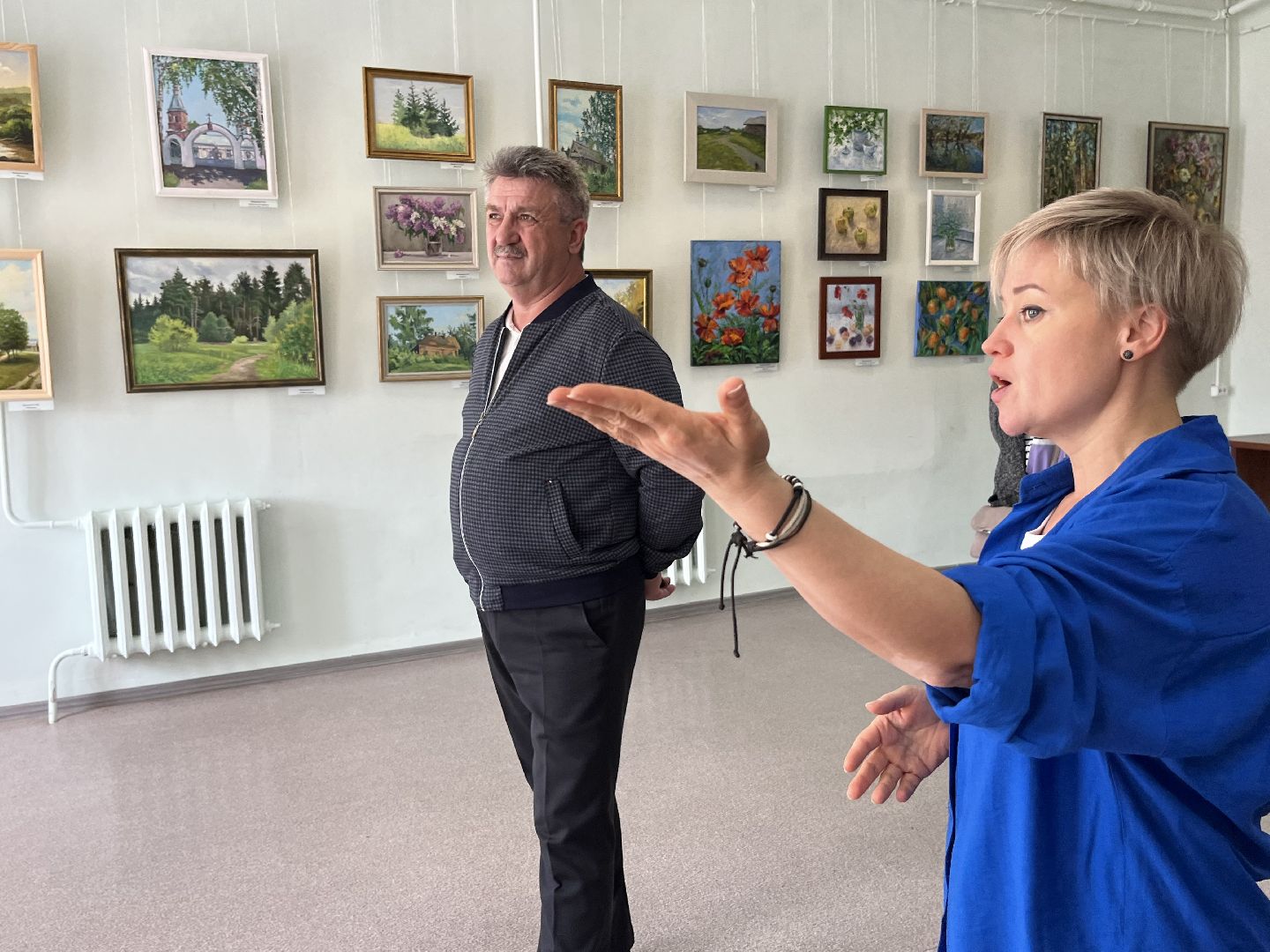 Верея, выставка картин, культура Подмосковья,. верейский музей, художники, внутренний туризм