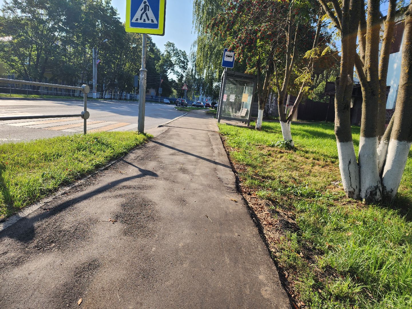 Павловский Посад, городской округ павловский Посад, люди, благоустройство, тротуар, улица, ремонт