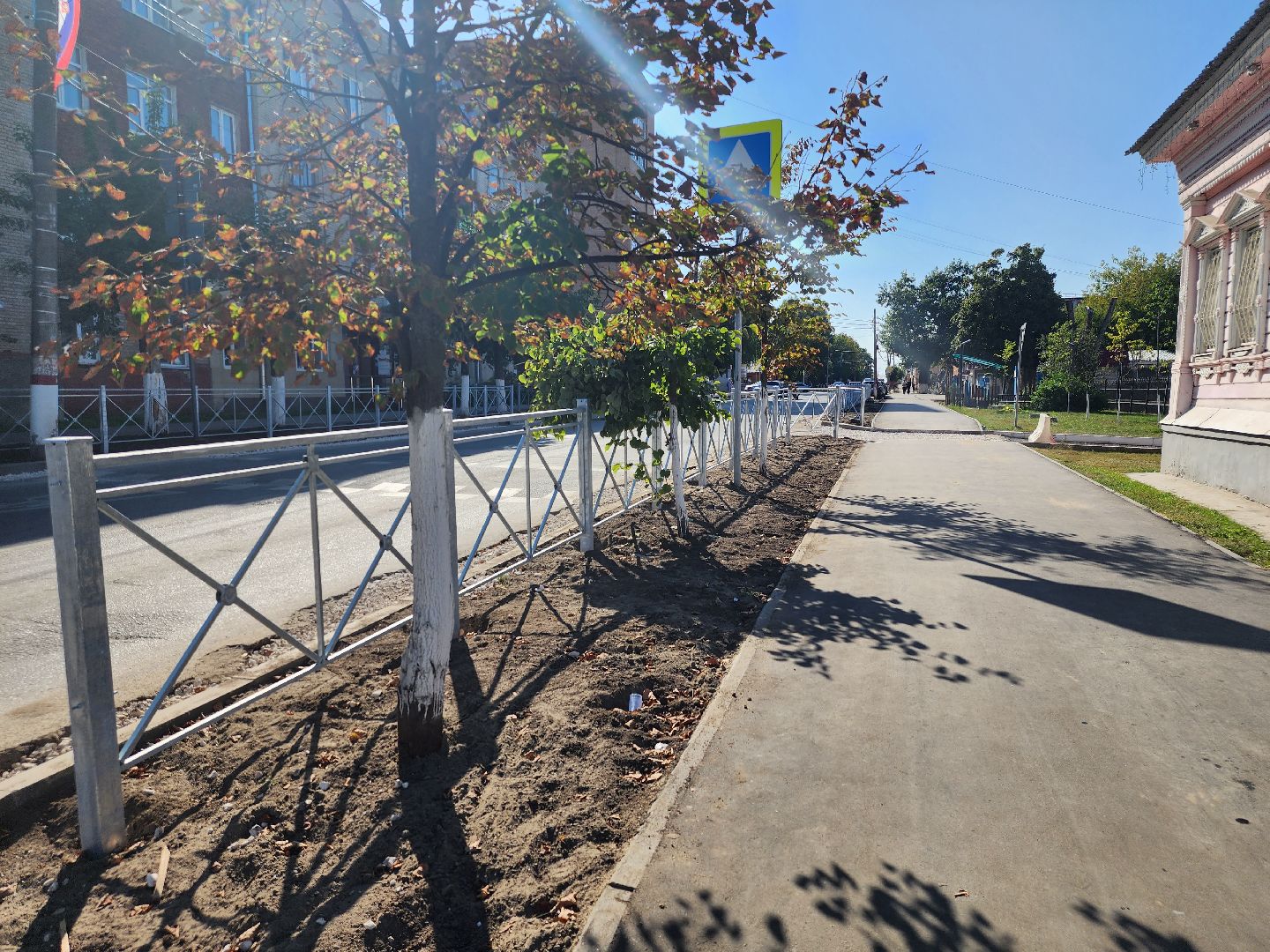 Павловский Посад, городской округ павловский Посад, люди, благоустройство, тротуар, улица, ремонт