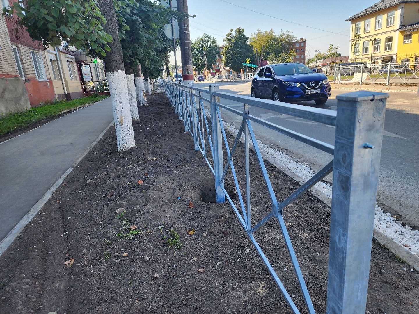 Павловский Посад, городской округ павловский Посад, люди, благоустройство, тротуар, улица, ремонт