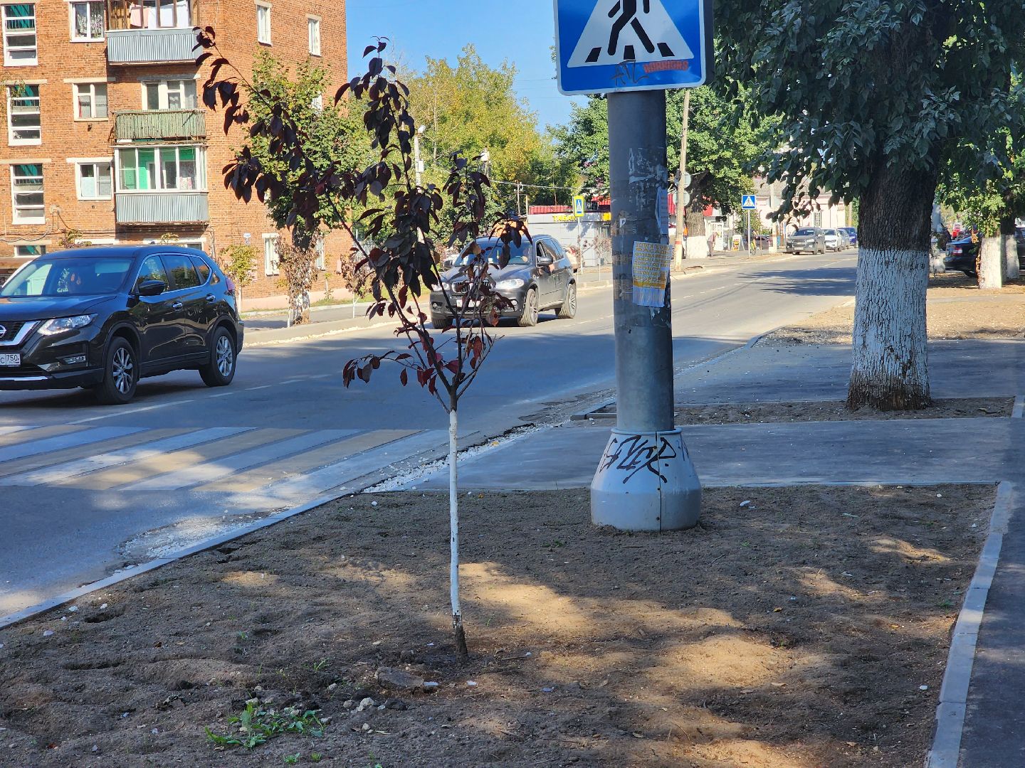 Павловский Посад, городской округ Павловский Посад, люди, благоустройство, тротуар, улица, ремонт