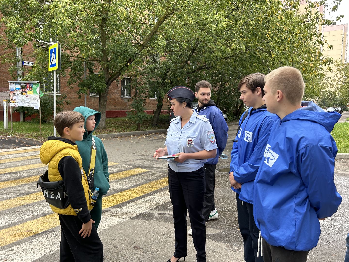 Акция, волонтеры, госавтоинспекция, безопасность, Фрязино