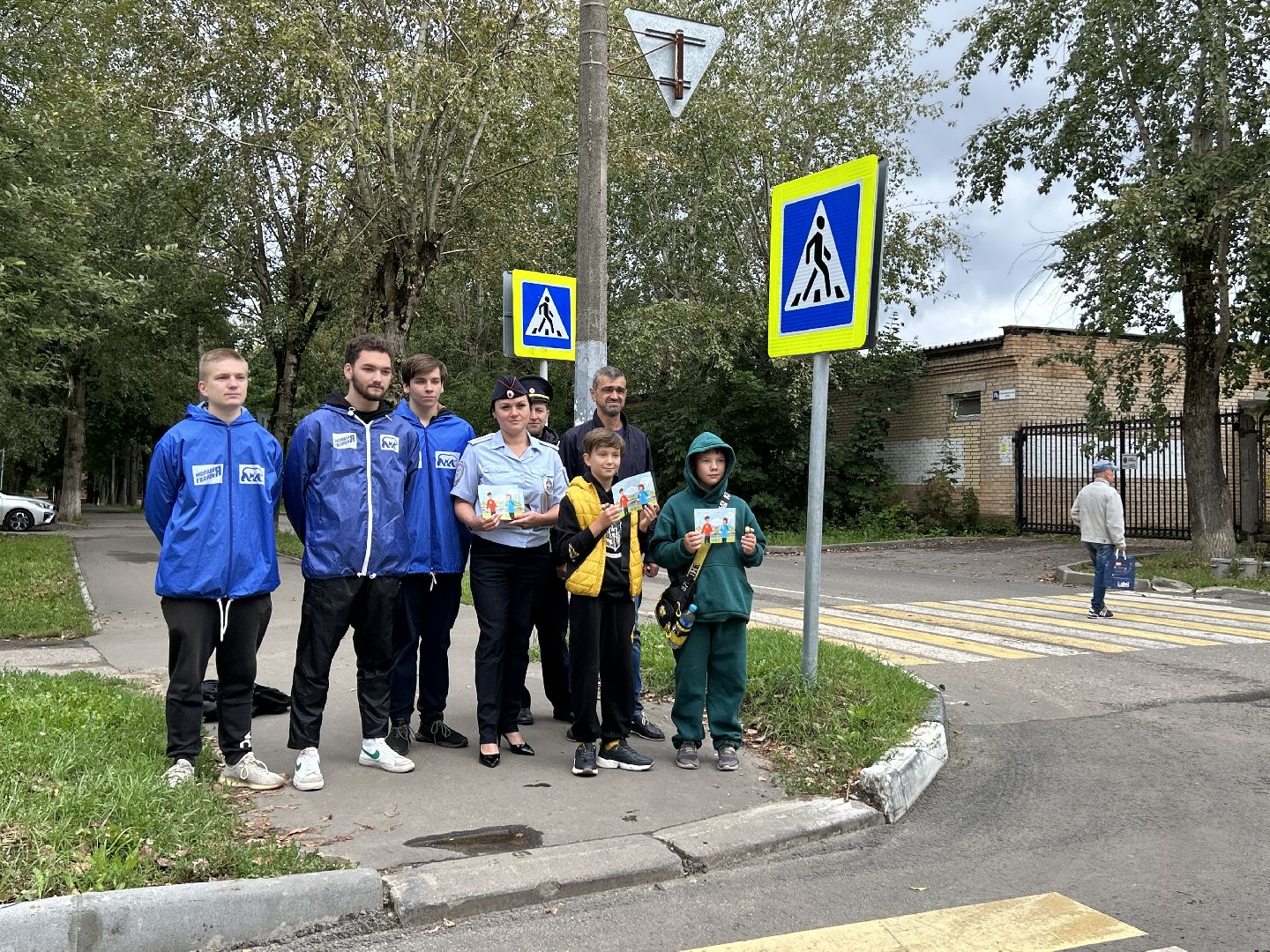 Акция, волонтеры, госавтоинспекция, безопасность, Фрязино