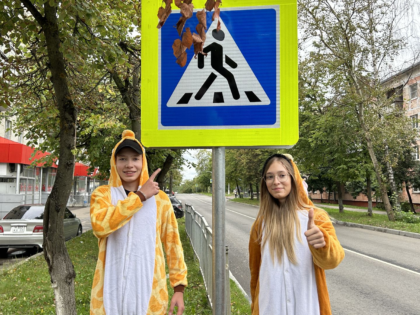 Акция, волонтеры, госавтоинспекция, безопасность, Фрязино