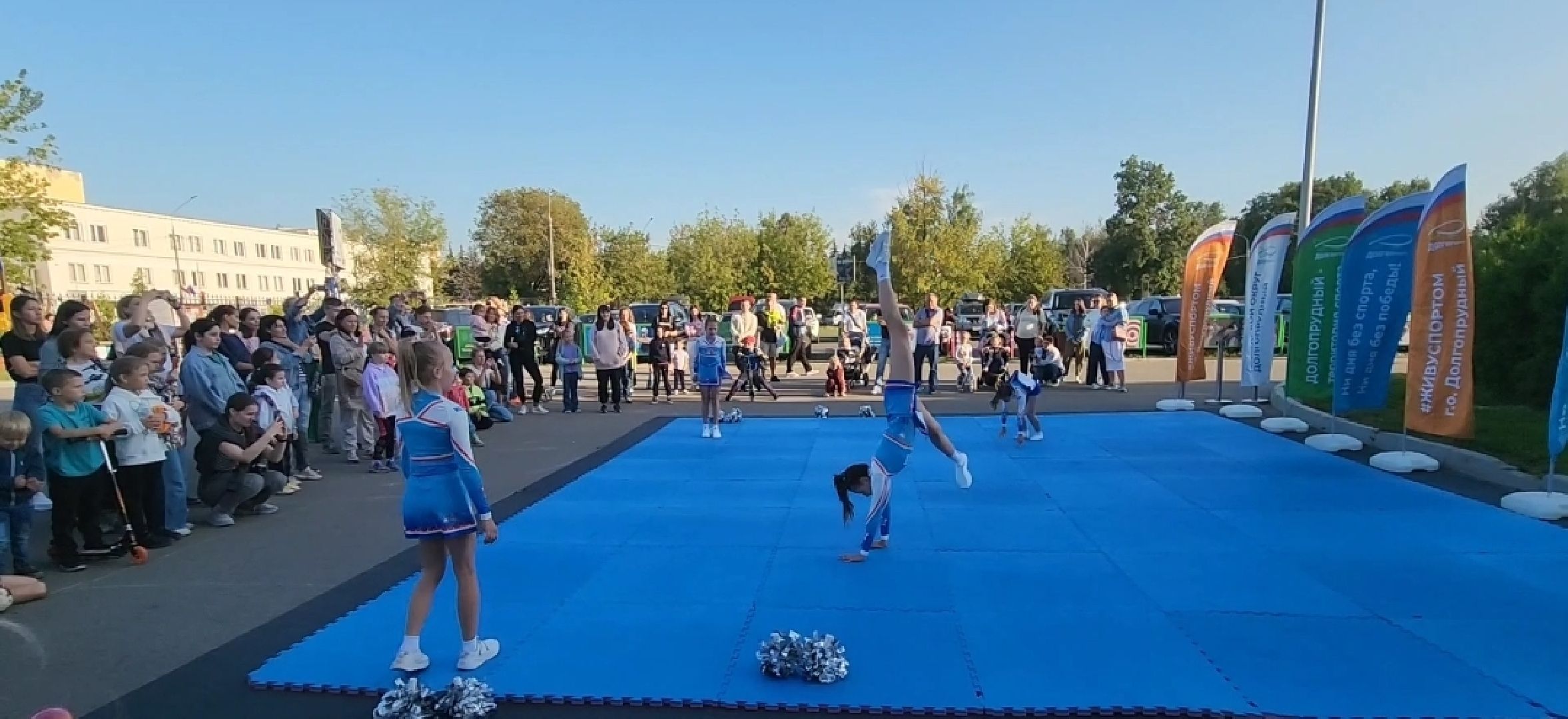 Долгопрудный, чирлидинг, день открытых дверей