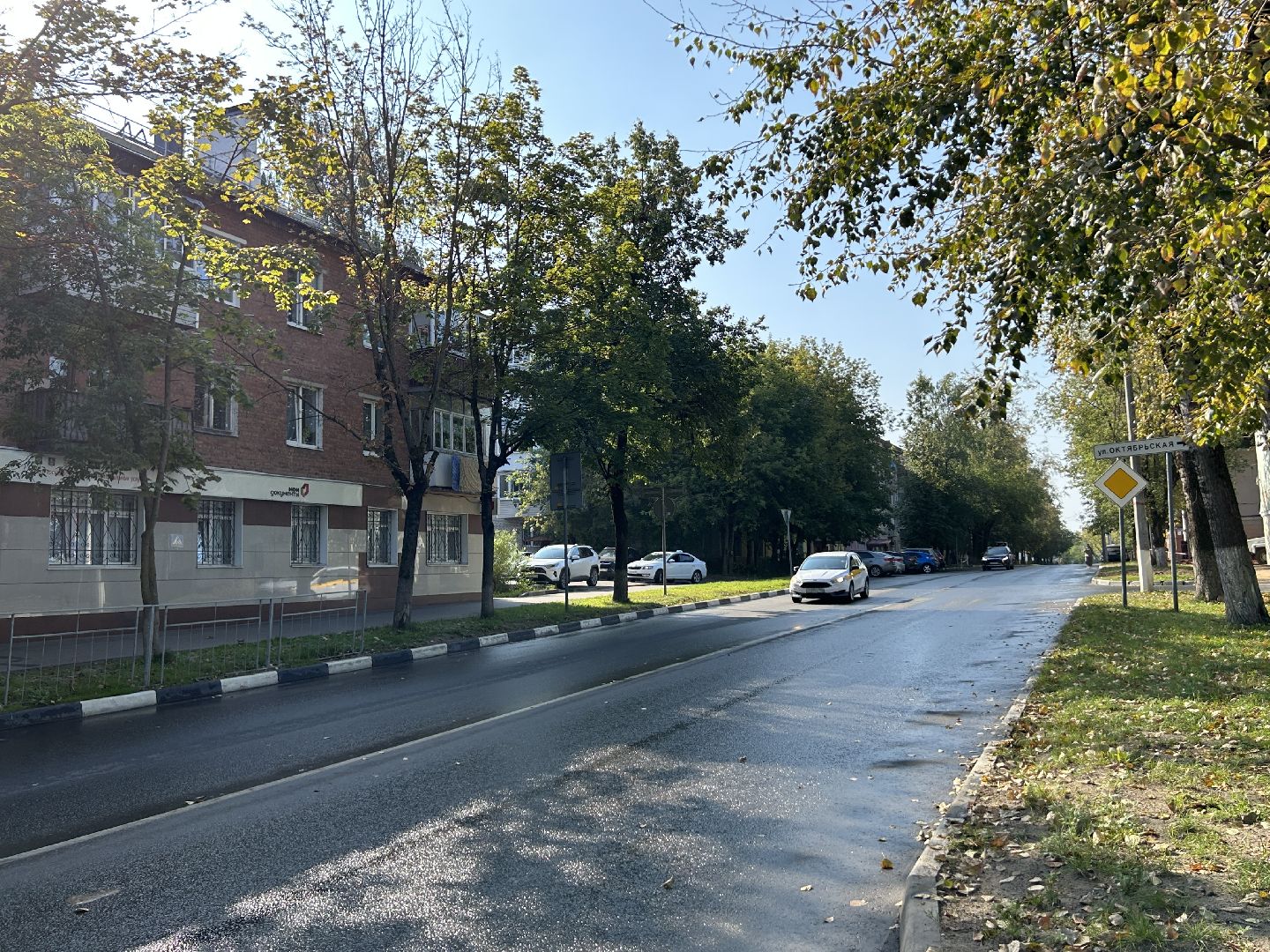 дороги, полив, Фрязино