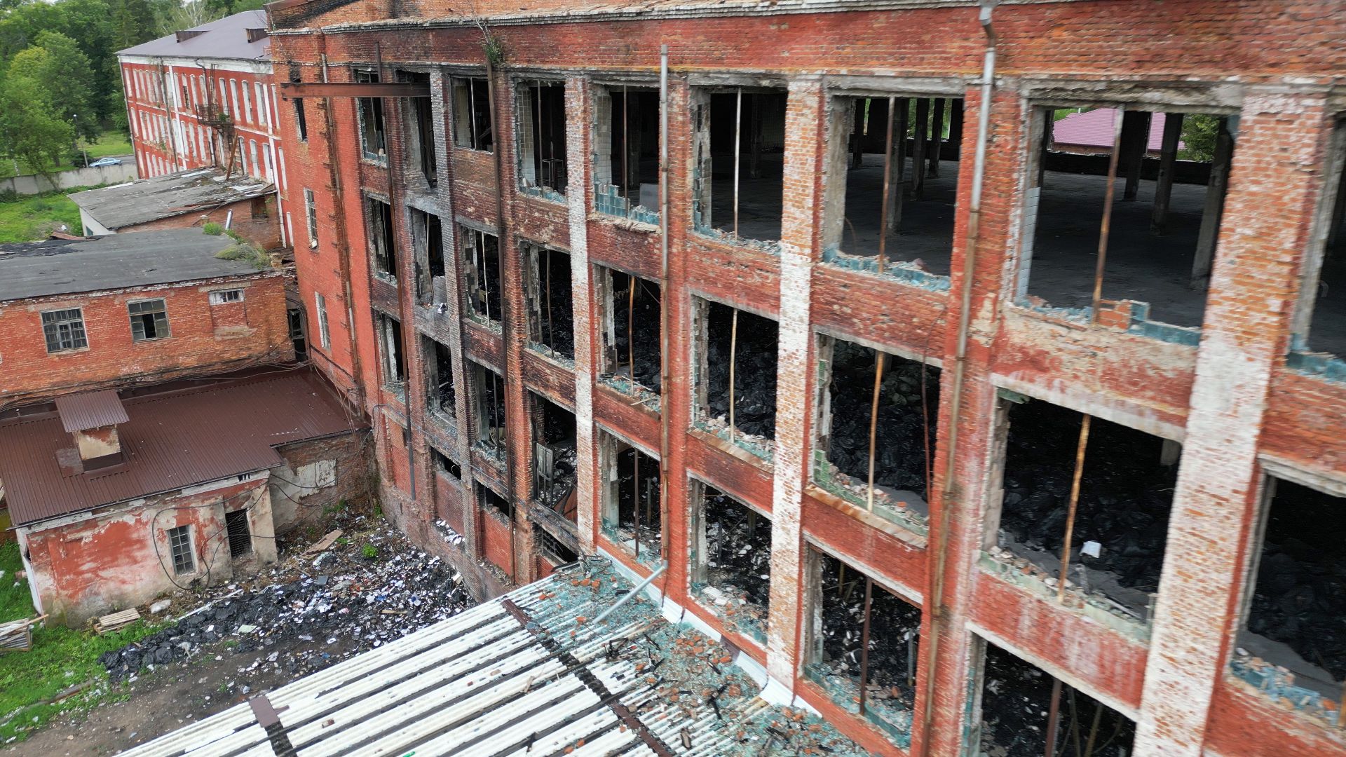 фабрика, клин, мануфактура,туризм, видео с коптера,