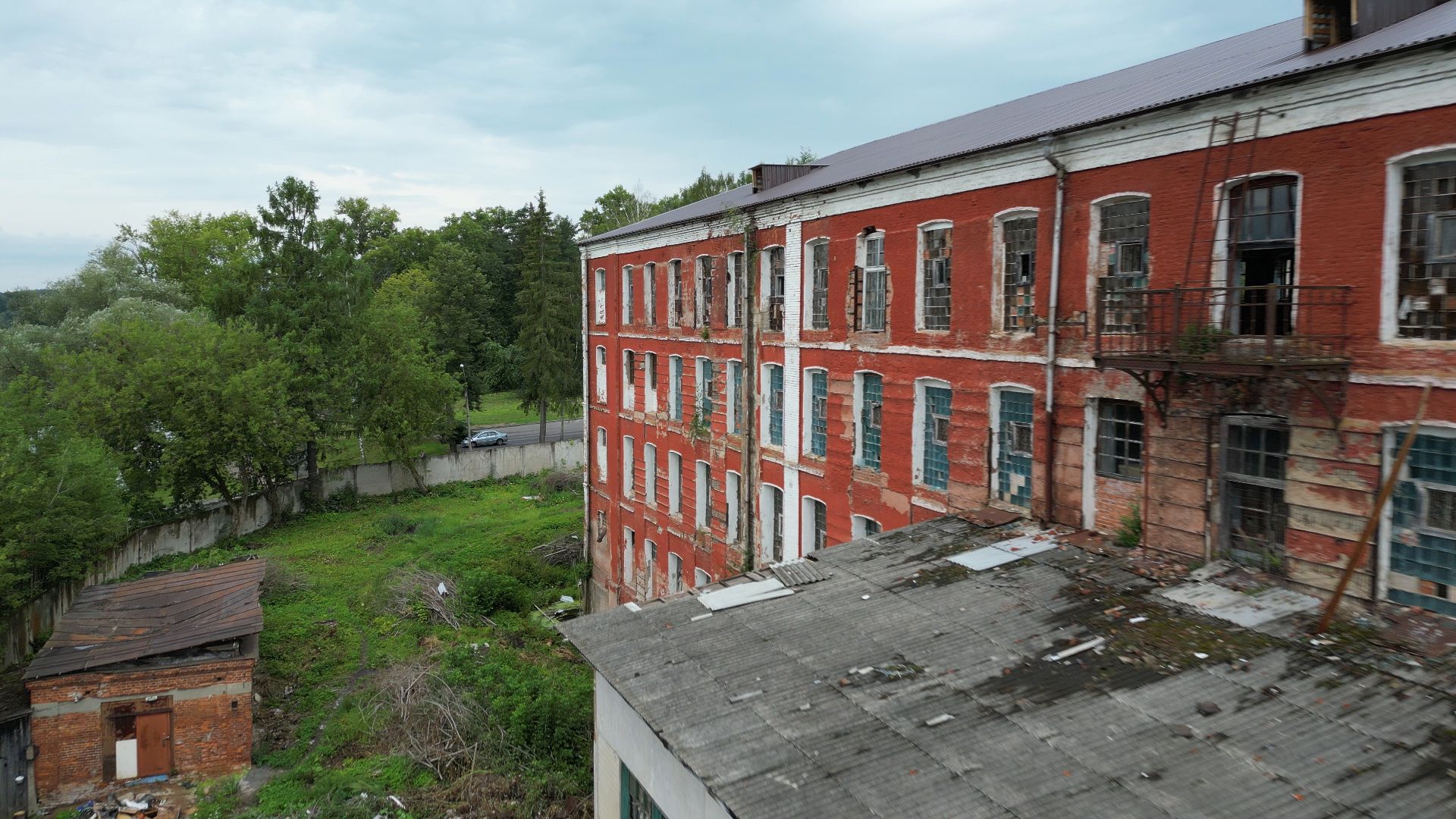 фабрика, клин, мануфактура,туризм, видео с коптера,