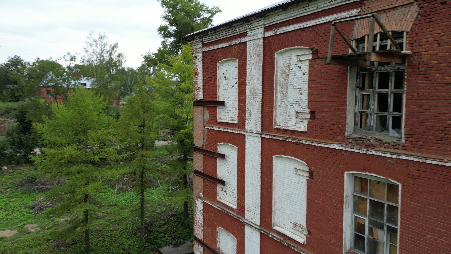 фабрика, клин, мануфактура,туризм, видео с коптера,