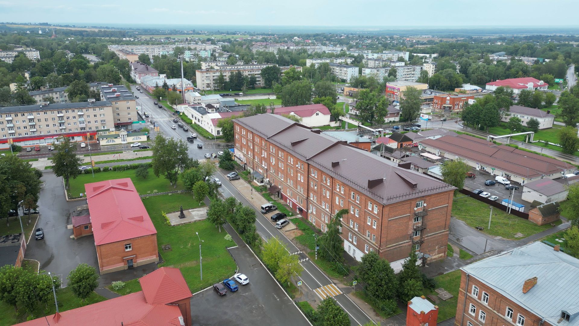 фабрика, клин, мануфактура,туризм, видео с коптера,