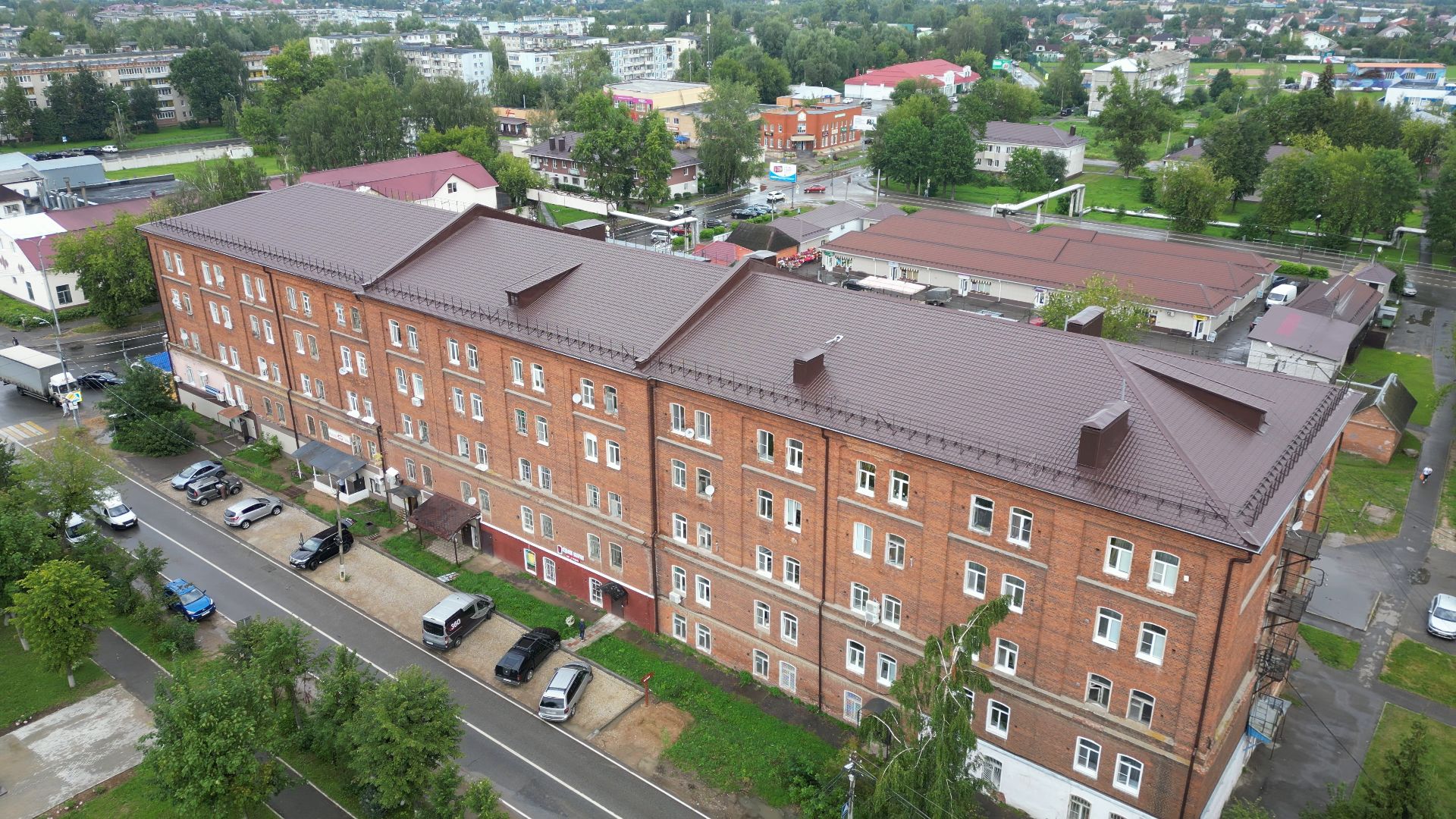 фабрика, клин, мануфактура,туризм, видео с коптера,