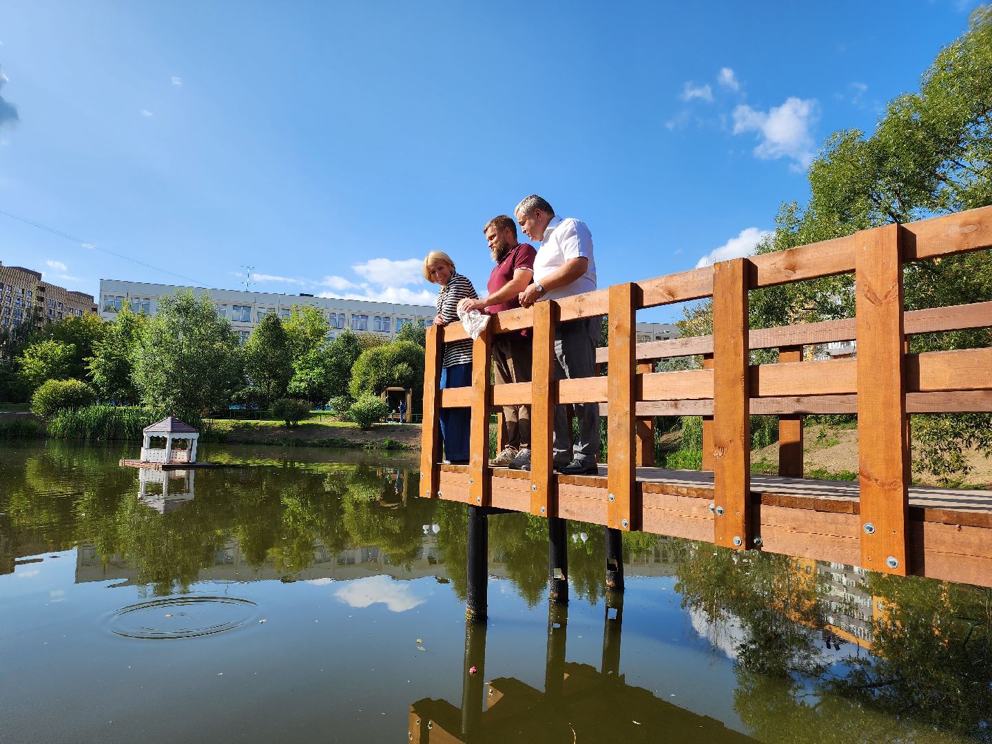 Мытищи, сквер на Колпакова, благоустройство
