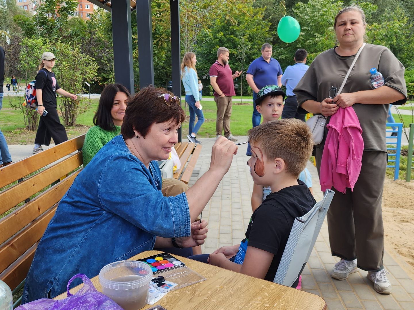 Мытищи, сквер на Колпакова, благоустройство