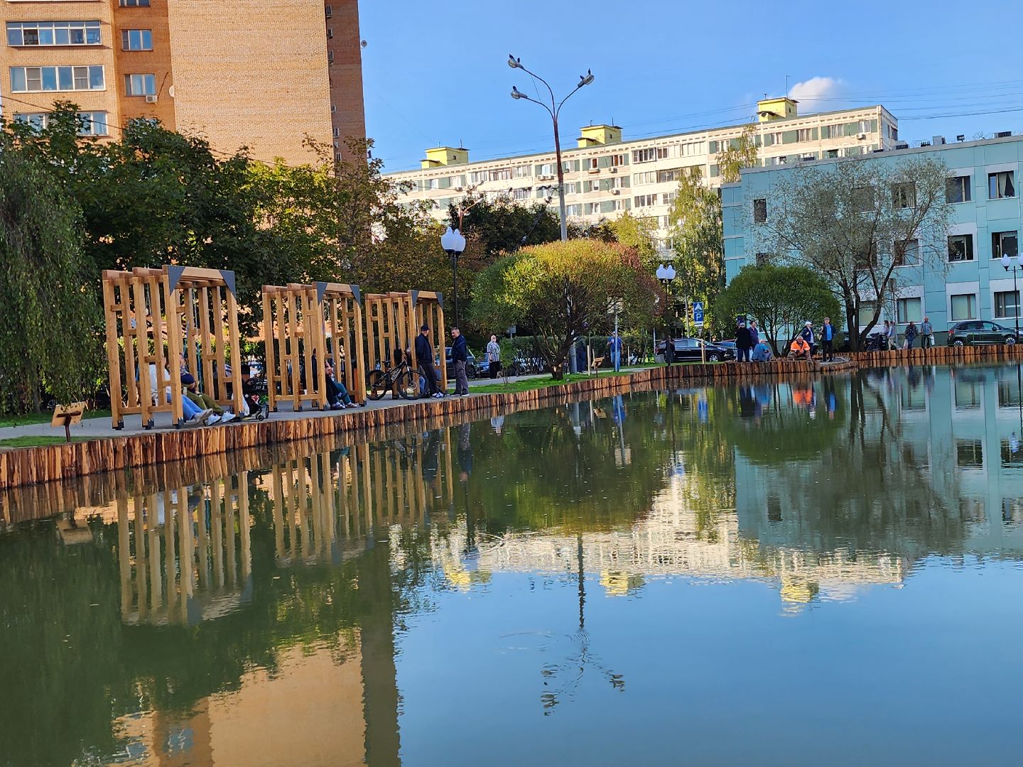 Мытищи, сквер на Сукромке, благоустройство