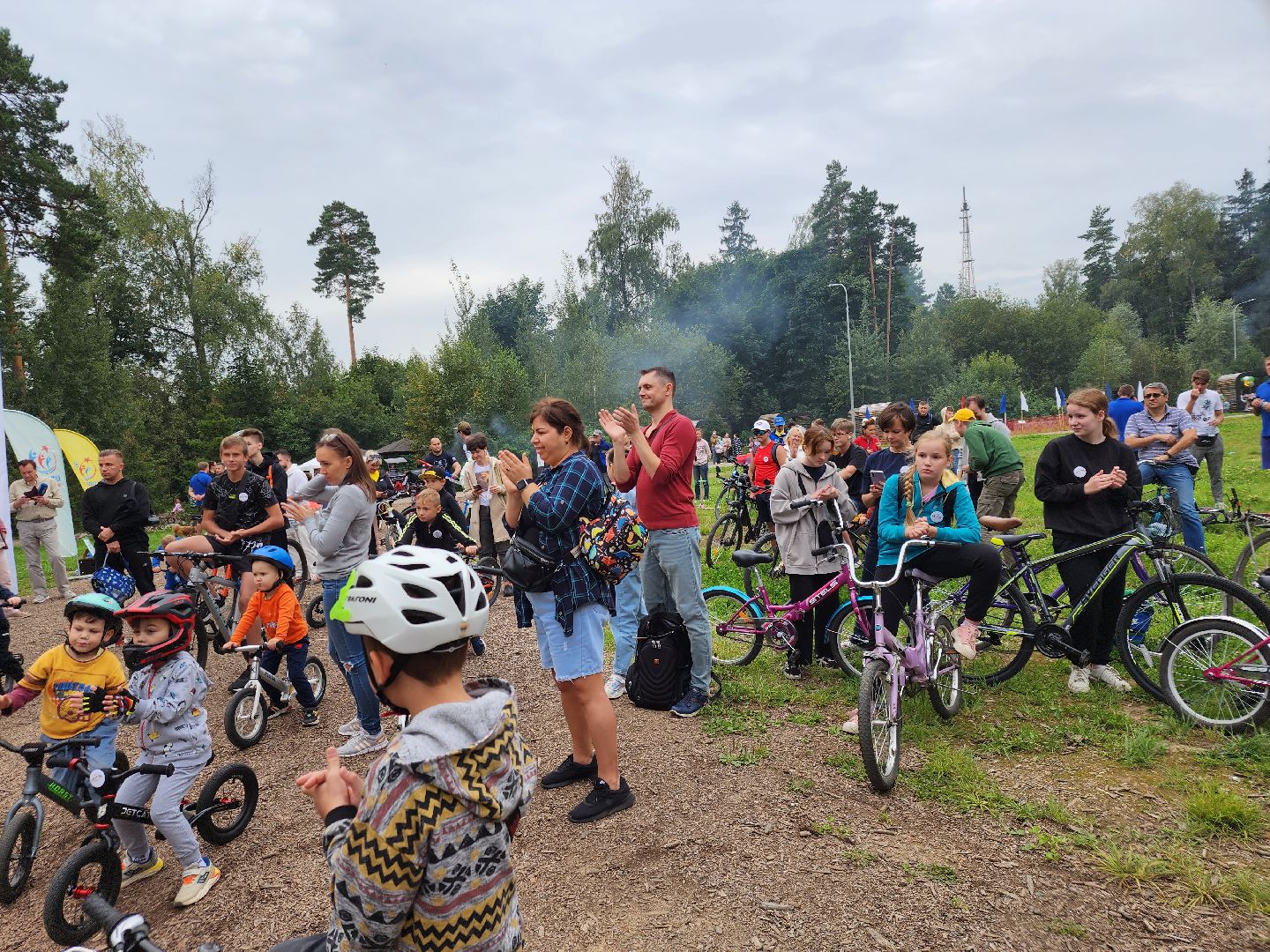 Велопробег, Мытищи, лесопарк, 400 лет