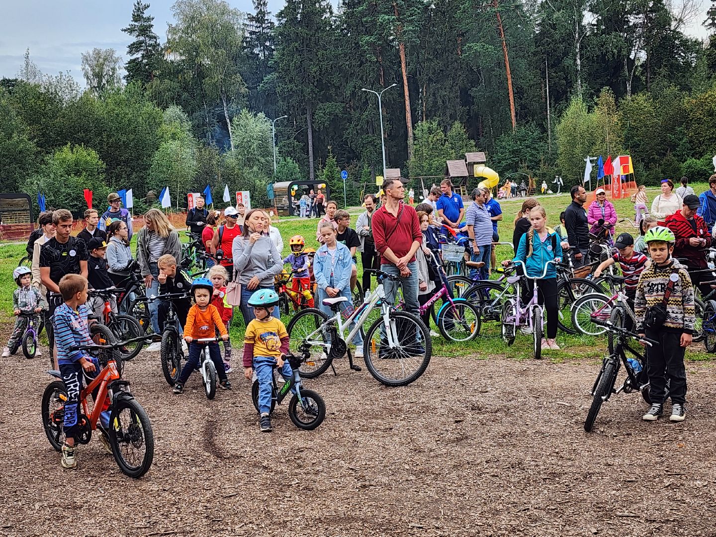 Велопробег, Мытищи, лесопарк, 400 лет