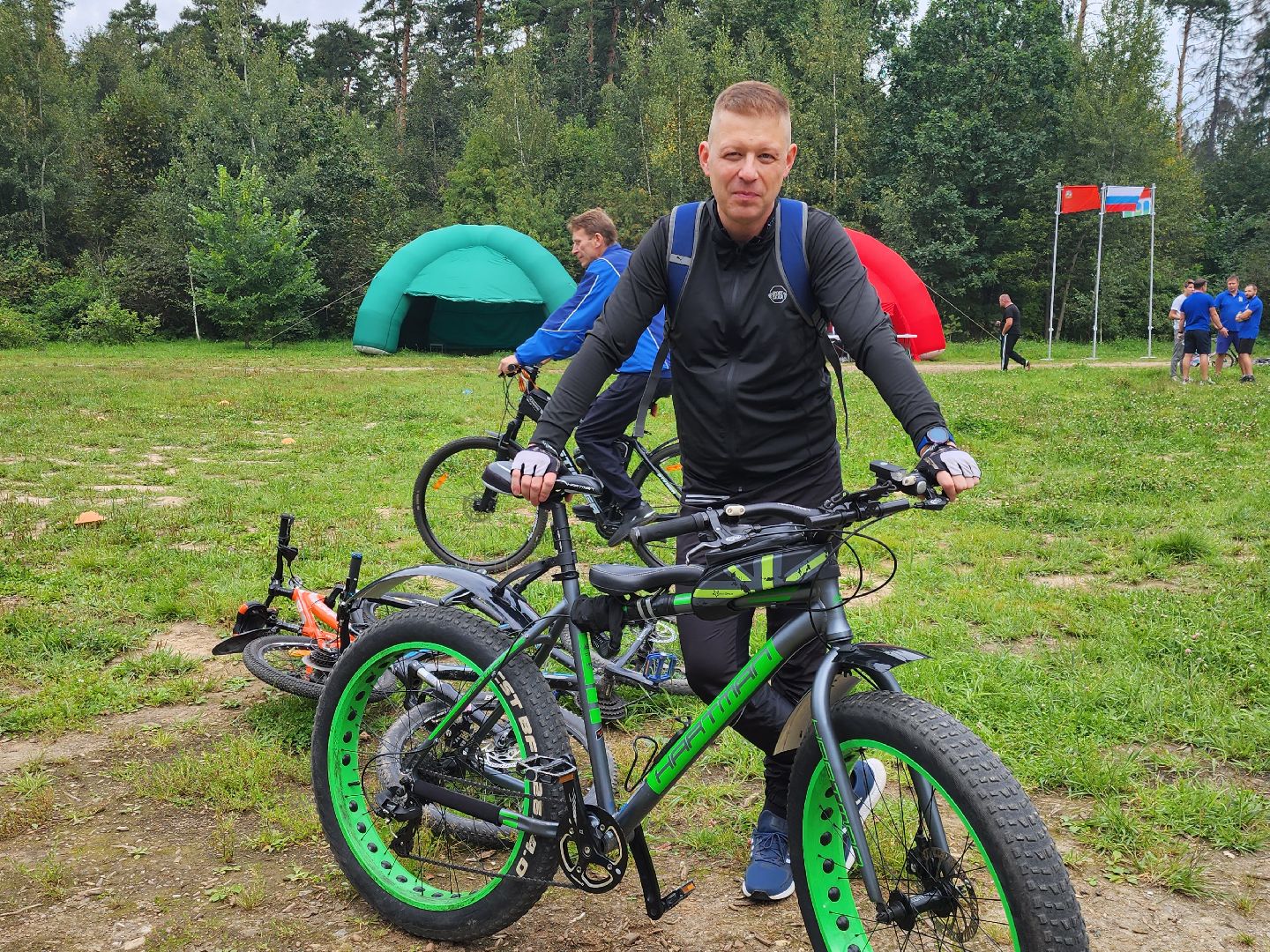 Велопробег, Мытищи, лесопарк, 400 лет