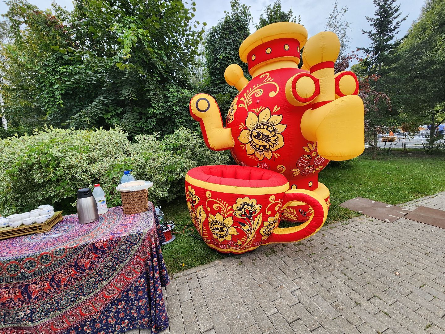 Чаепитие в Мытищах, фестиваль народных промыслов