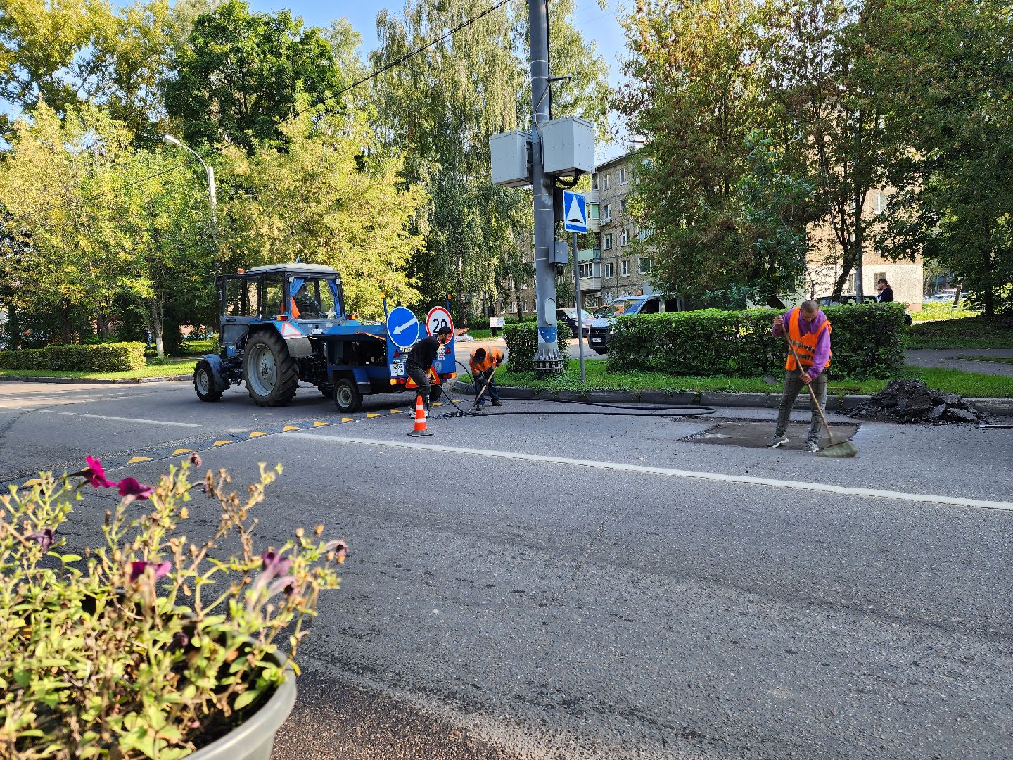 Подольск, ямочный ремонт, дороги, благоустройство дорог,