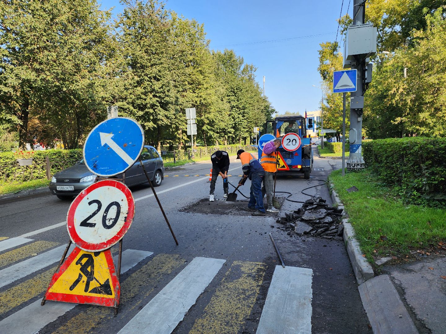 Подольск, ямочный ремонт, дороги, благоустройство дорог,