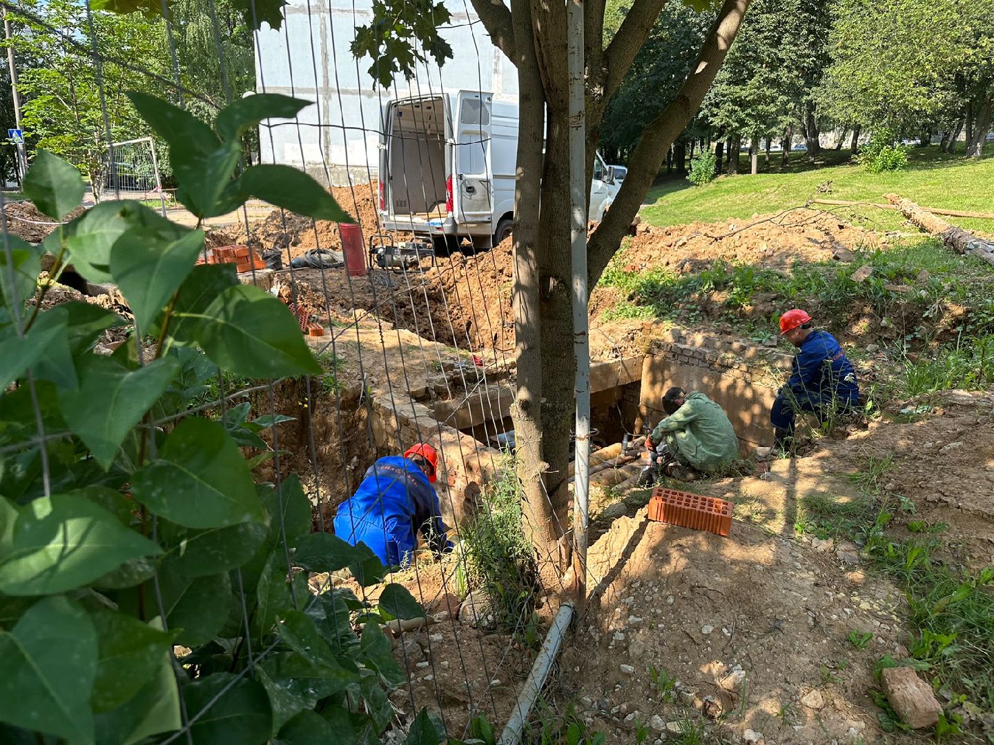 Ремонт теплотрассы, капитальная замена труб, теплосеть Наро-Фоминска