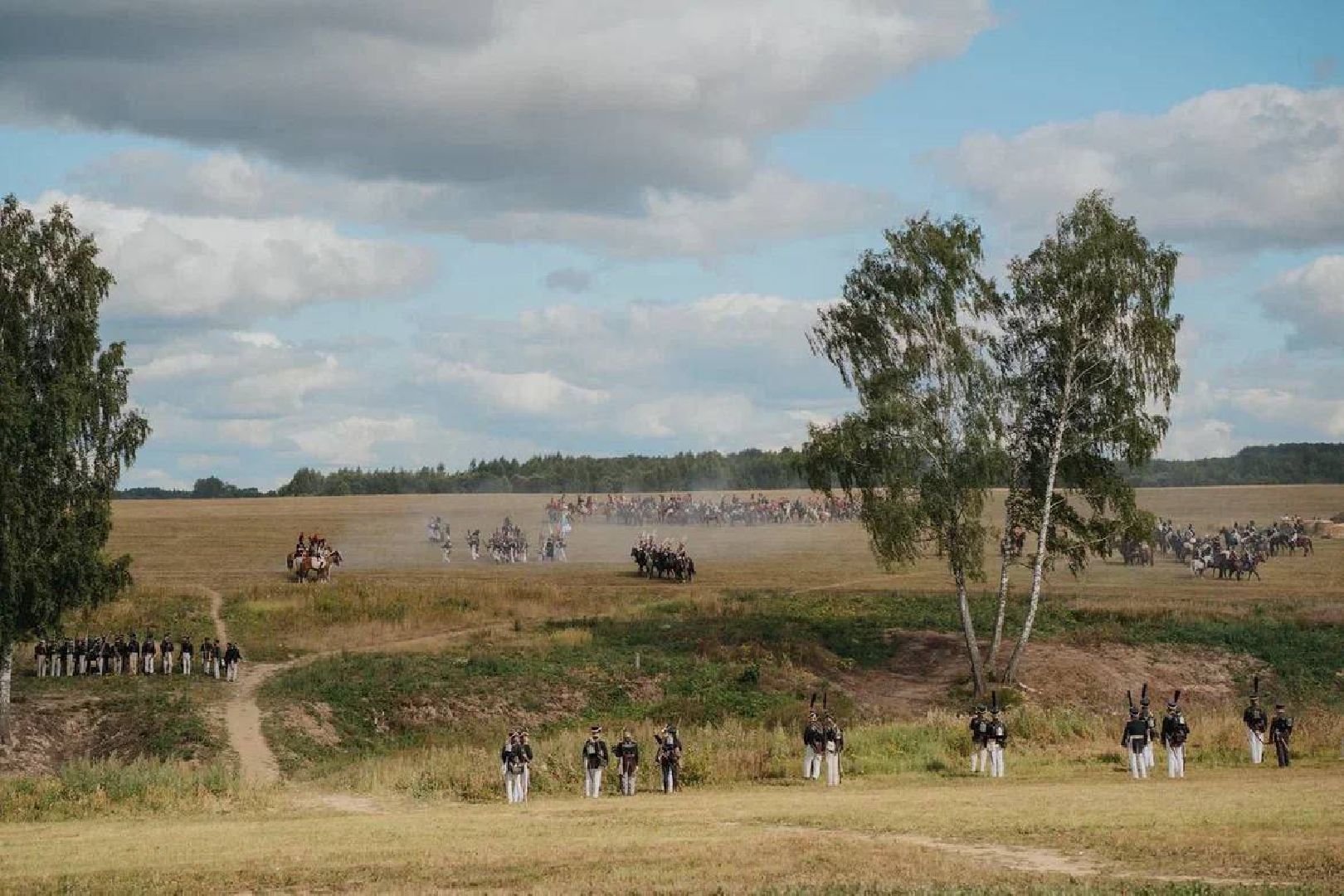 Можайск, Можайский городской округ, Подмосковье, военно-исторический фестиваль, День Бородина, праздник, туризм, зрители, французкая армия, русская армия