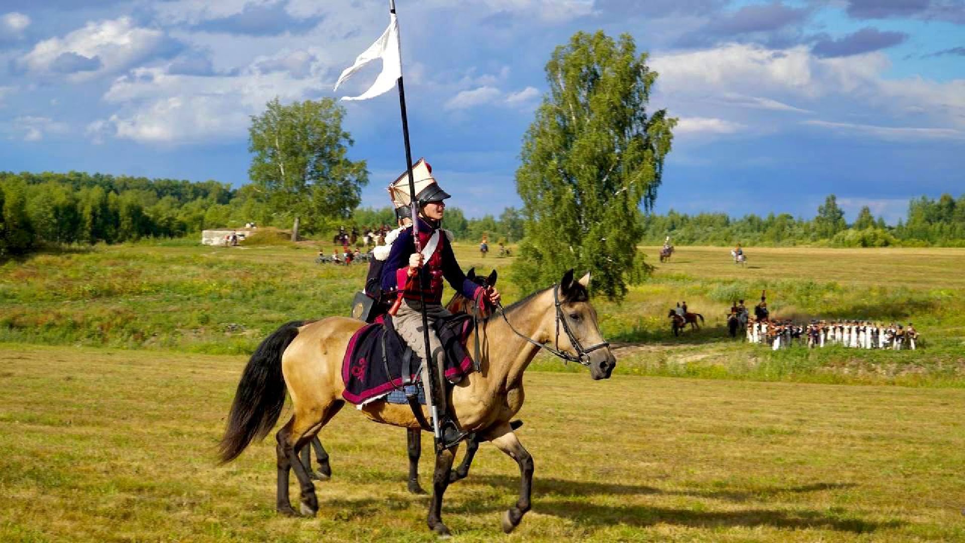 Можайск, Можайский городской округ, Подмосковье, военно-исторический фестиваль, День Бородина, праздник, туризм, зрители, французкая армия, русская армия