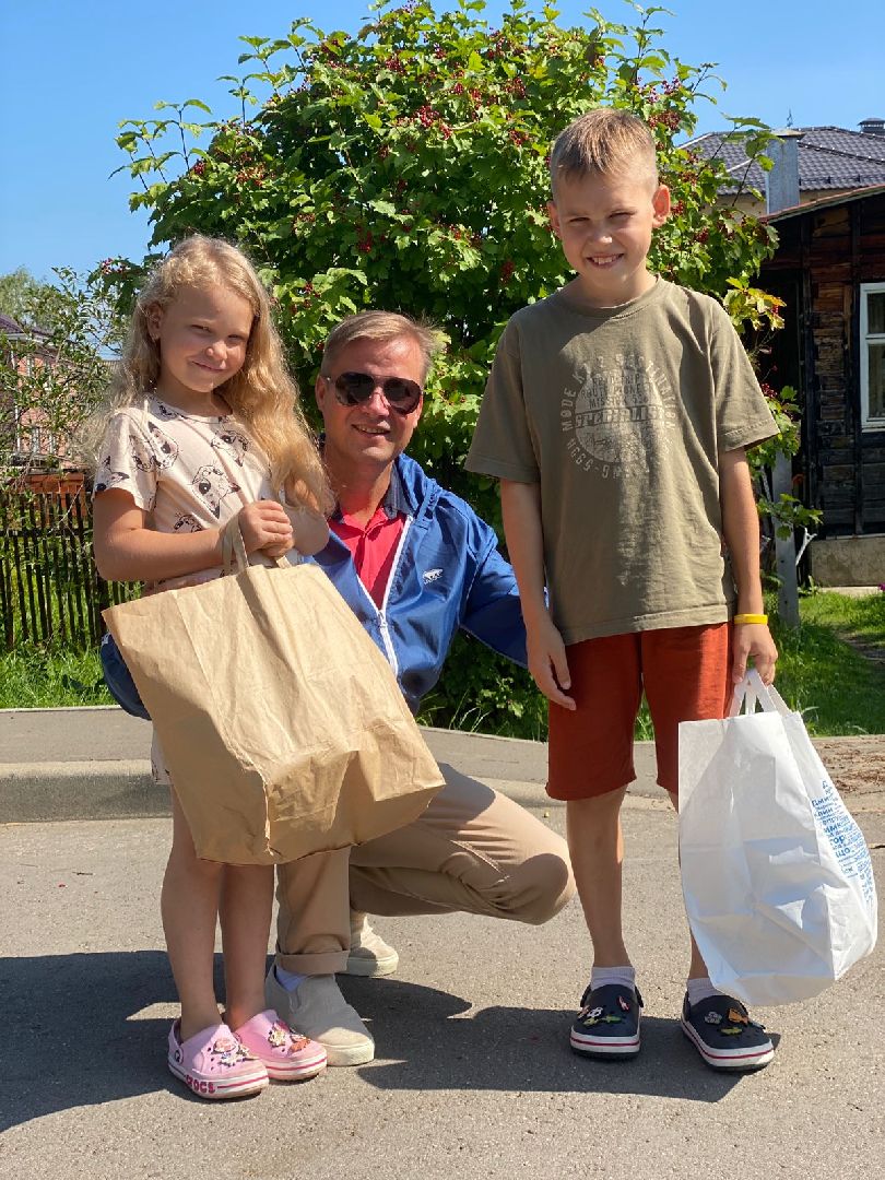 Поддержка малоимущих семей, Единая Россия, дети, Дубна