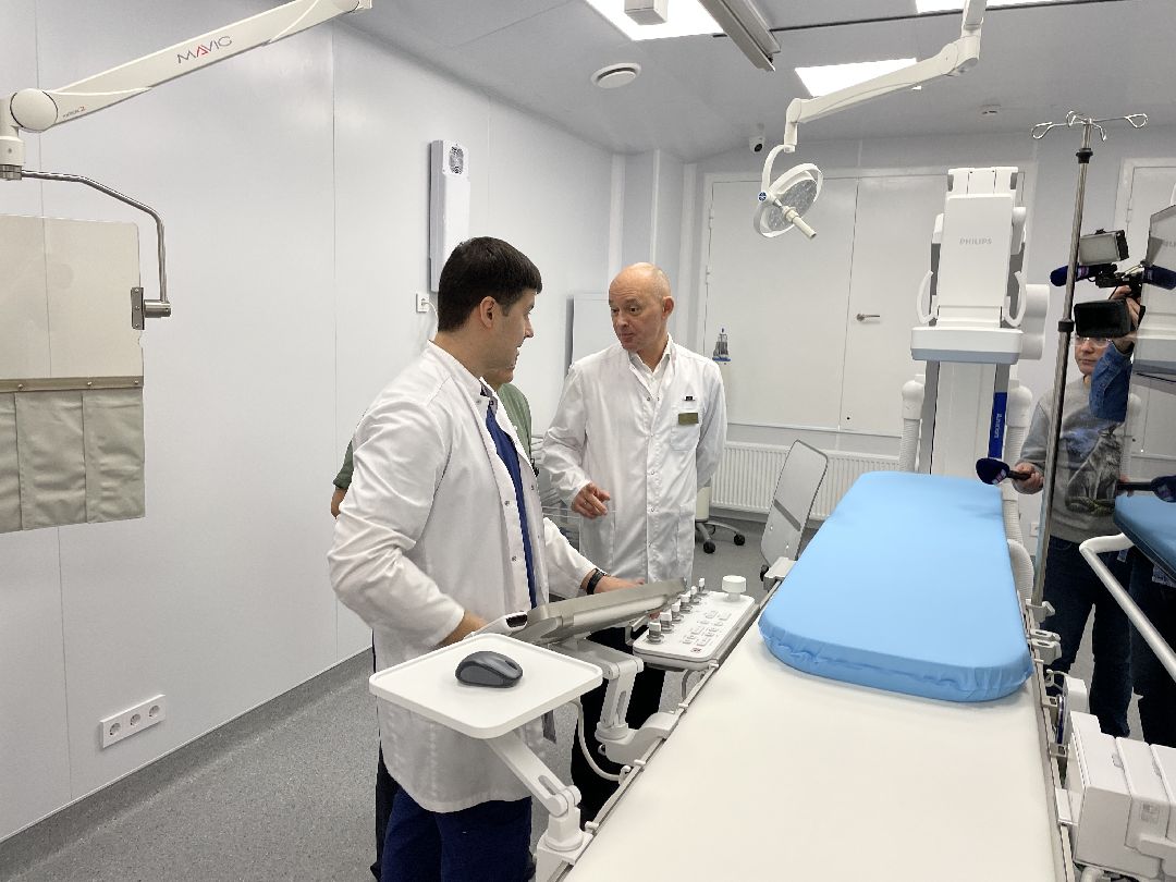 Больница, ангиограф, новое оборудование, медицина, Люберцы