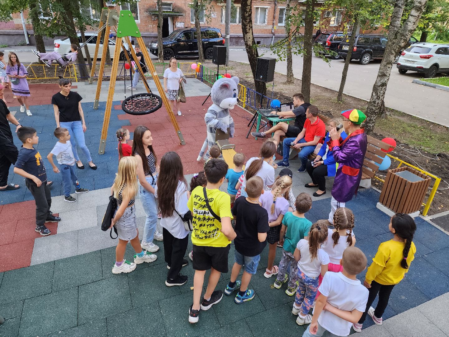Подольск, детская площадка, детский праздник, дети, комфортная городская среда