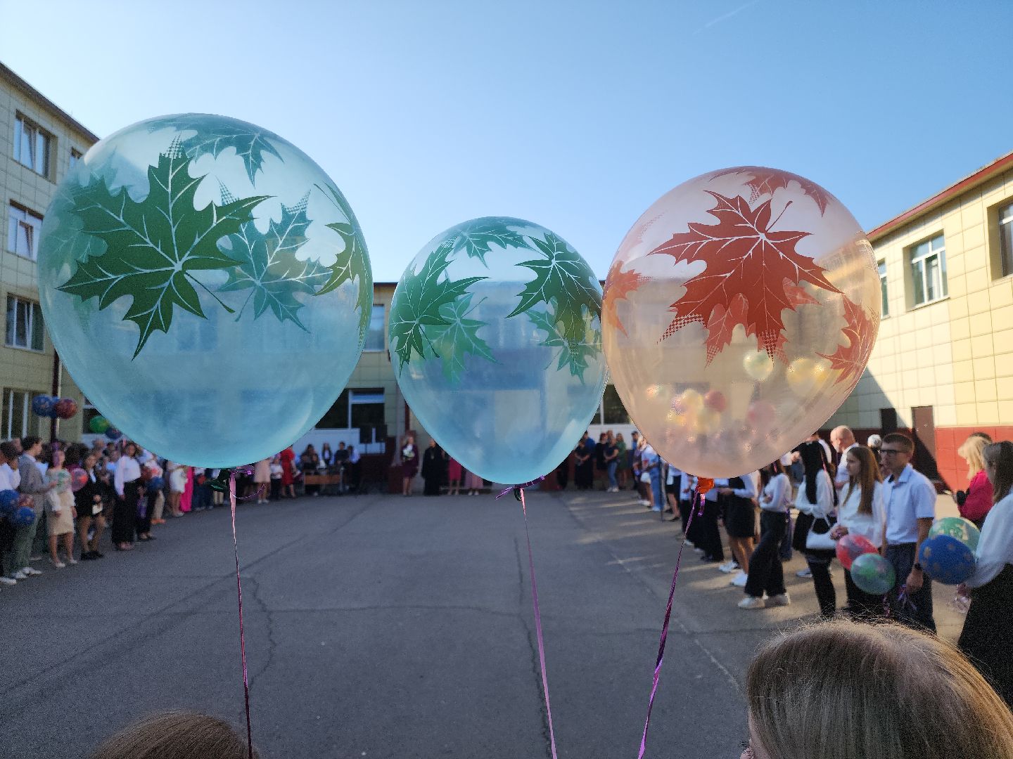 Кашира, СОШ №4, День знаний, 1 сентября, первоклассники