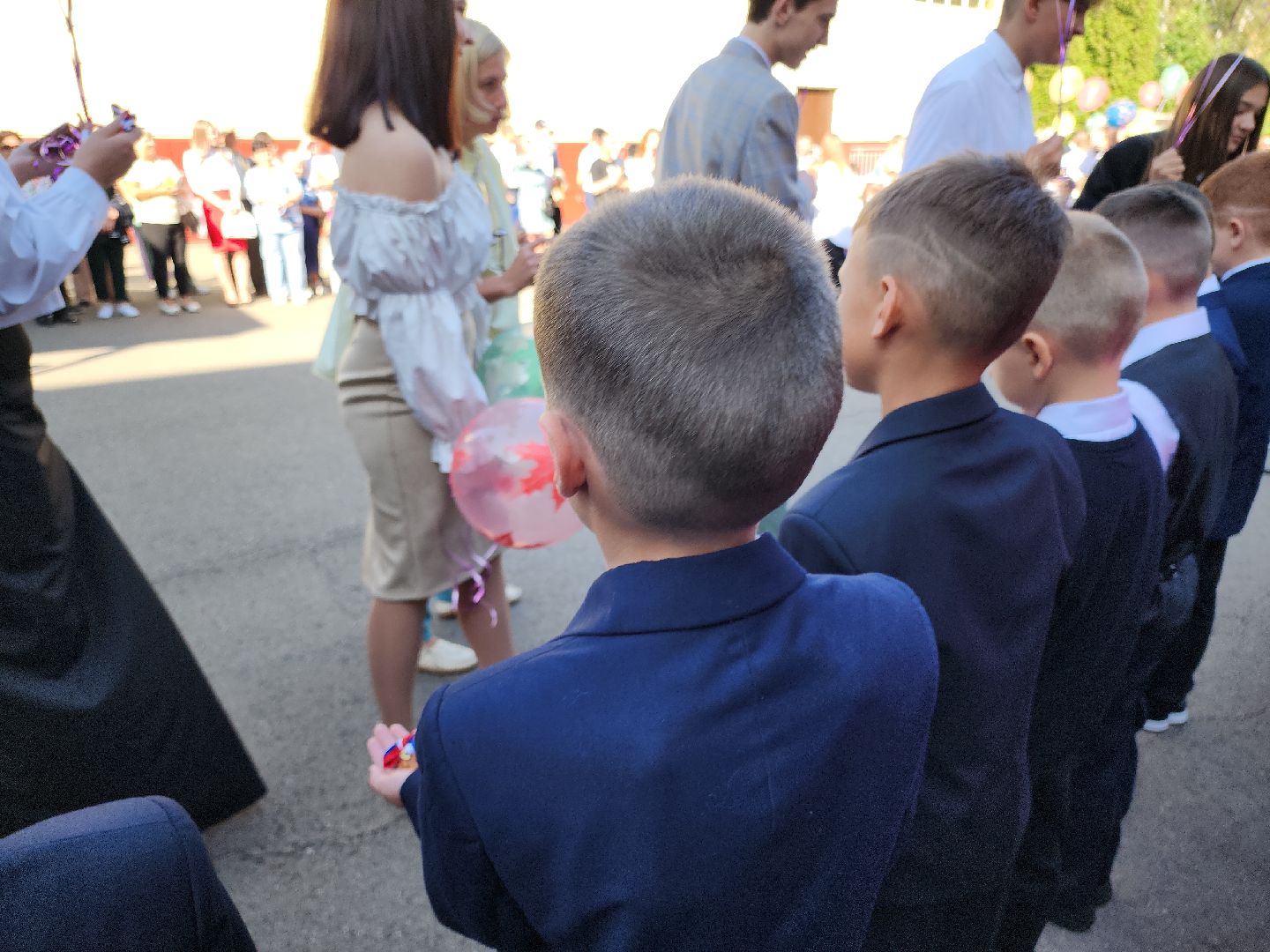 Кашира, СОШ №4, День знаний, 1 сентября, первоклассники