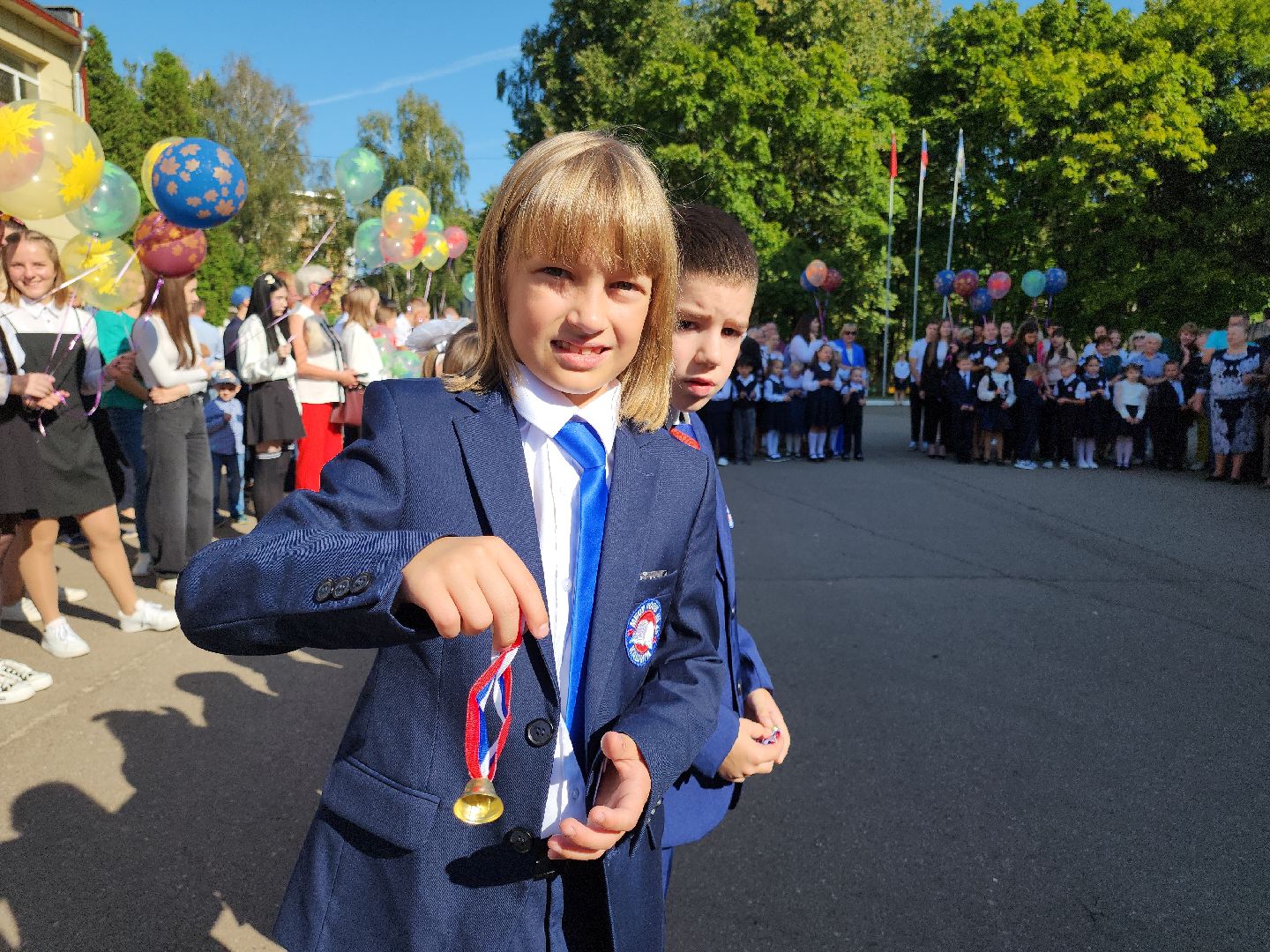 Кашира, СОШ №4, День знаний, 1 сентября, первоклассники
