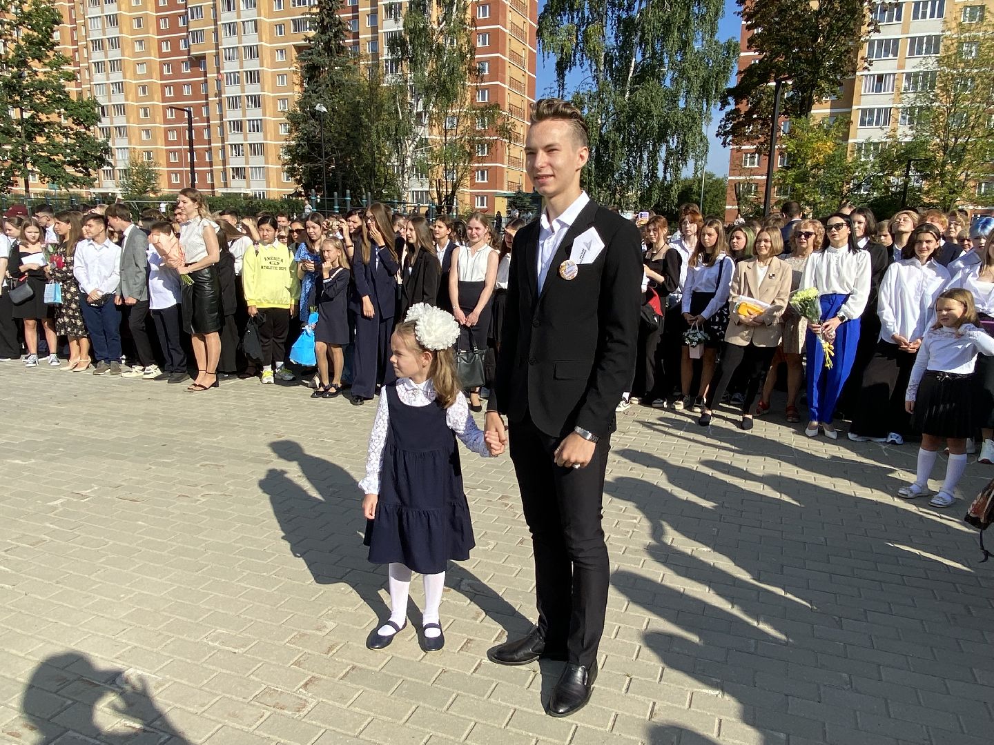 Балашиха, день знаний, большая школа, первый класс, микрорайон Кучино