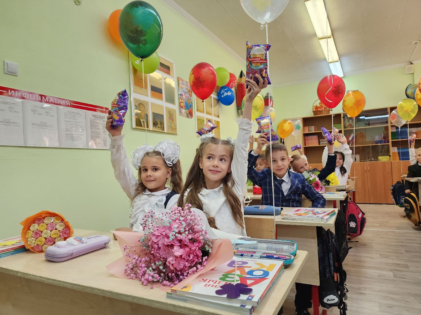 мороженое, школа, дети, губернатор,