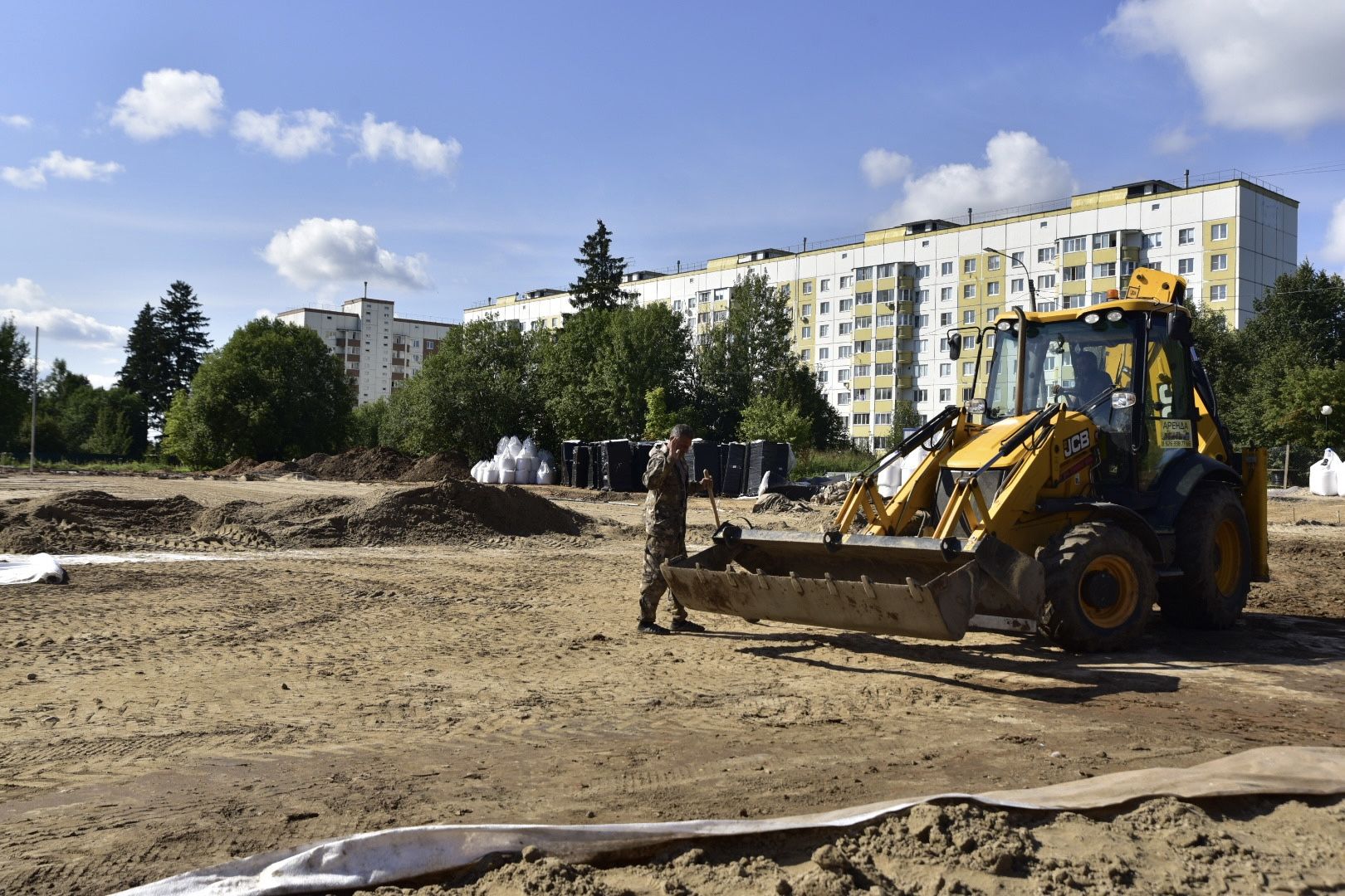 Солнечногорск, стадион, строительство, Тимоново, футбол