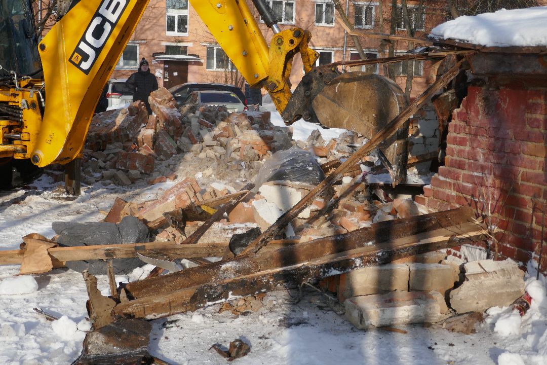 Благоустройство, Подольск, демонтаж, снос