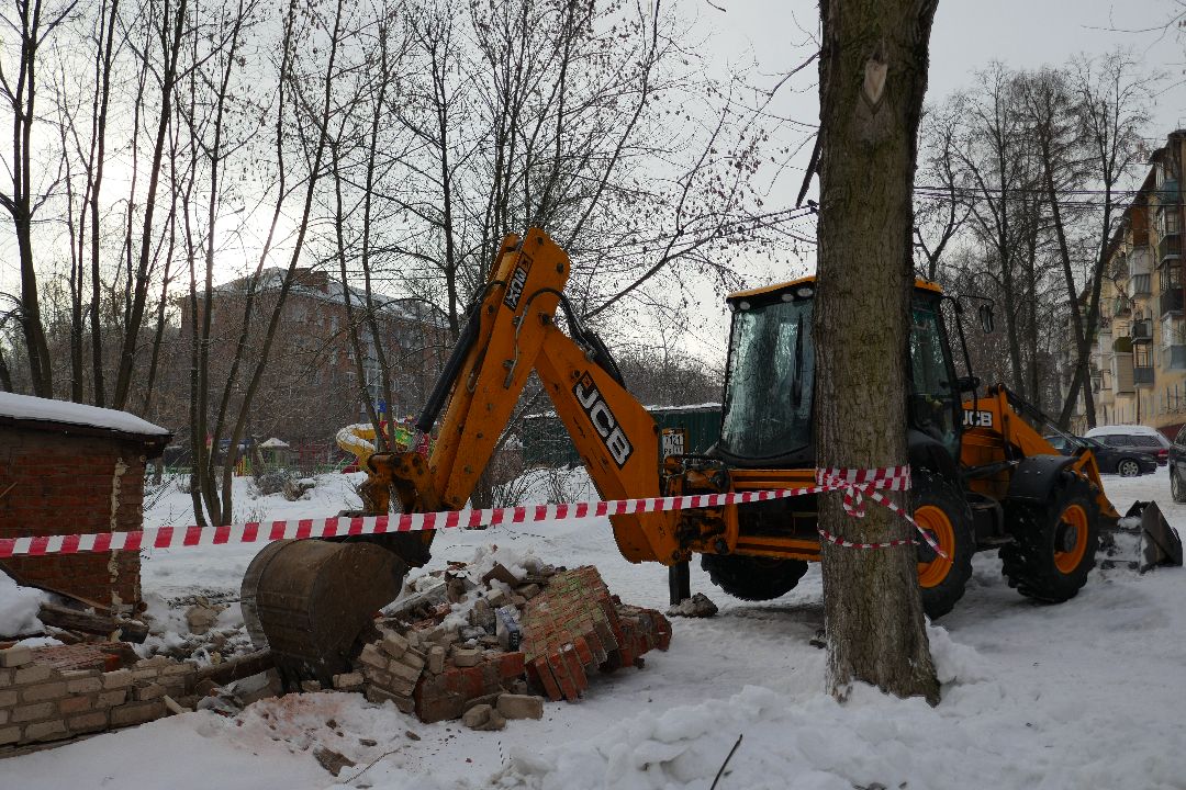 Благоустройство, Подольск, демонтаж, снос