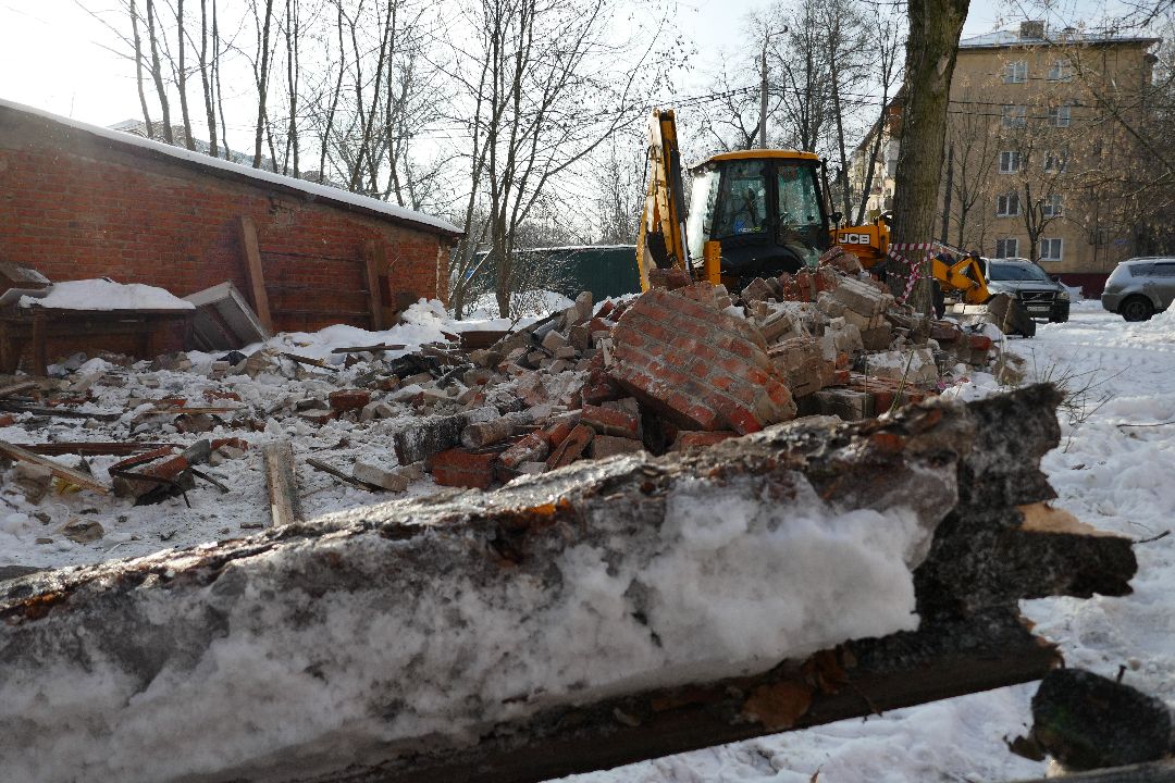 Благоустройство, Подольск, демонтаж, снос