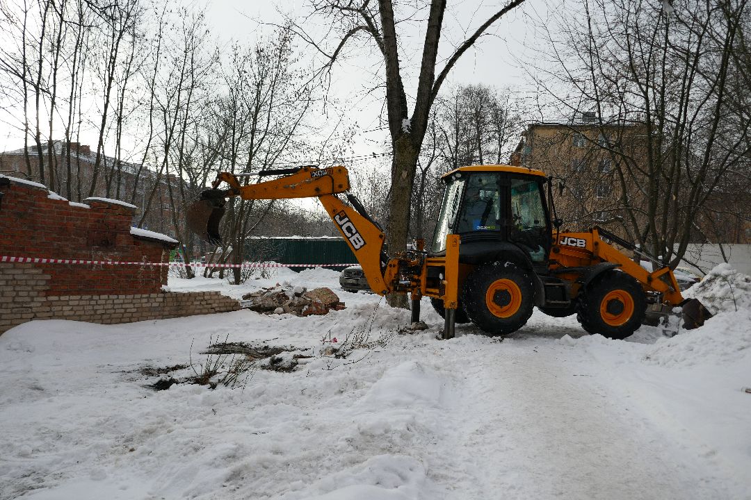 Благоустройство, Подольск, демонтаж, снос