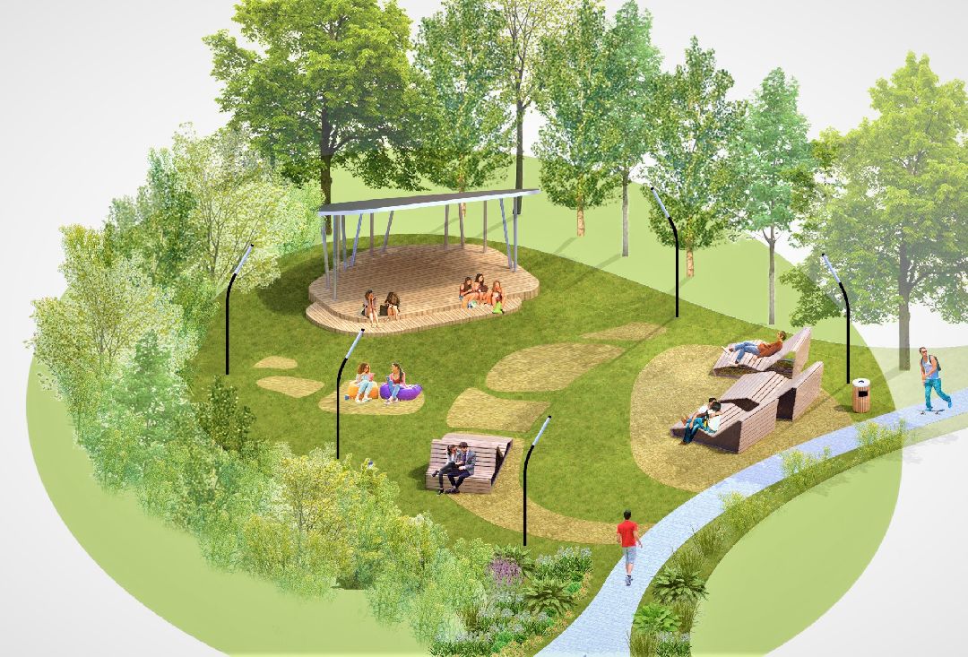 благоустройство, парк, арт-объект, деревья, облепиха, облепиховый сад, Реутов