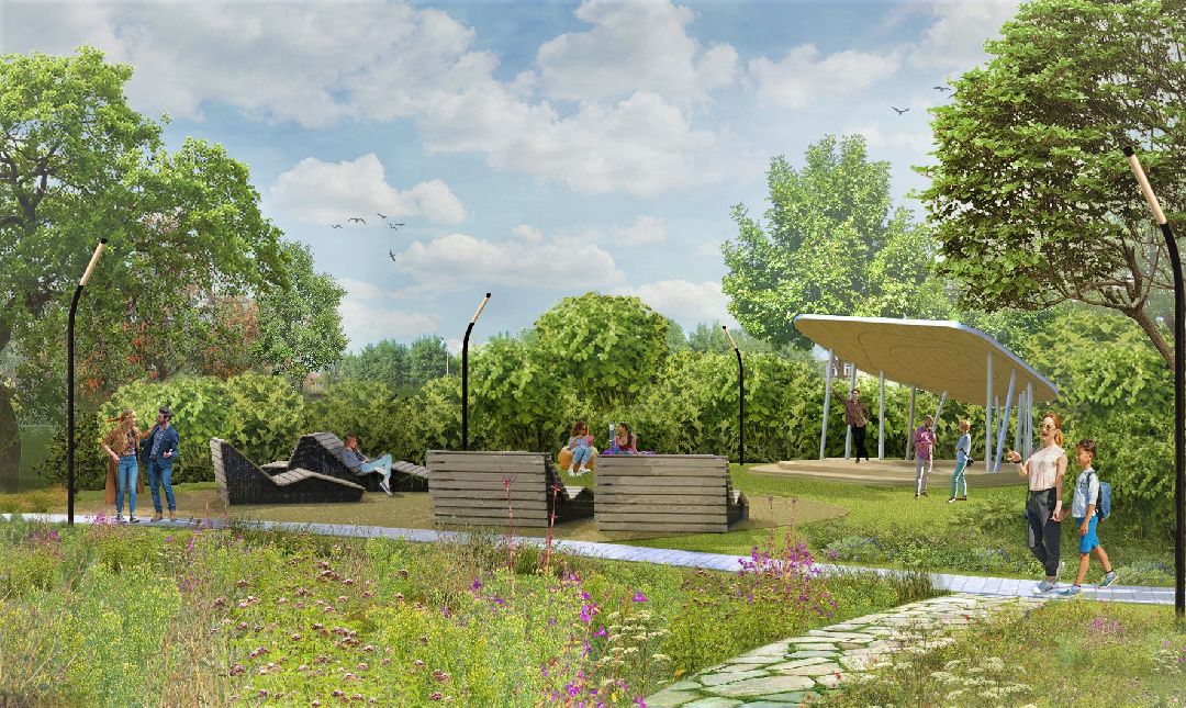 благоустройство, парк, арт-объект, деревья, облепиха, облепиховый сад, Реутов