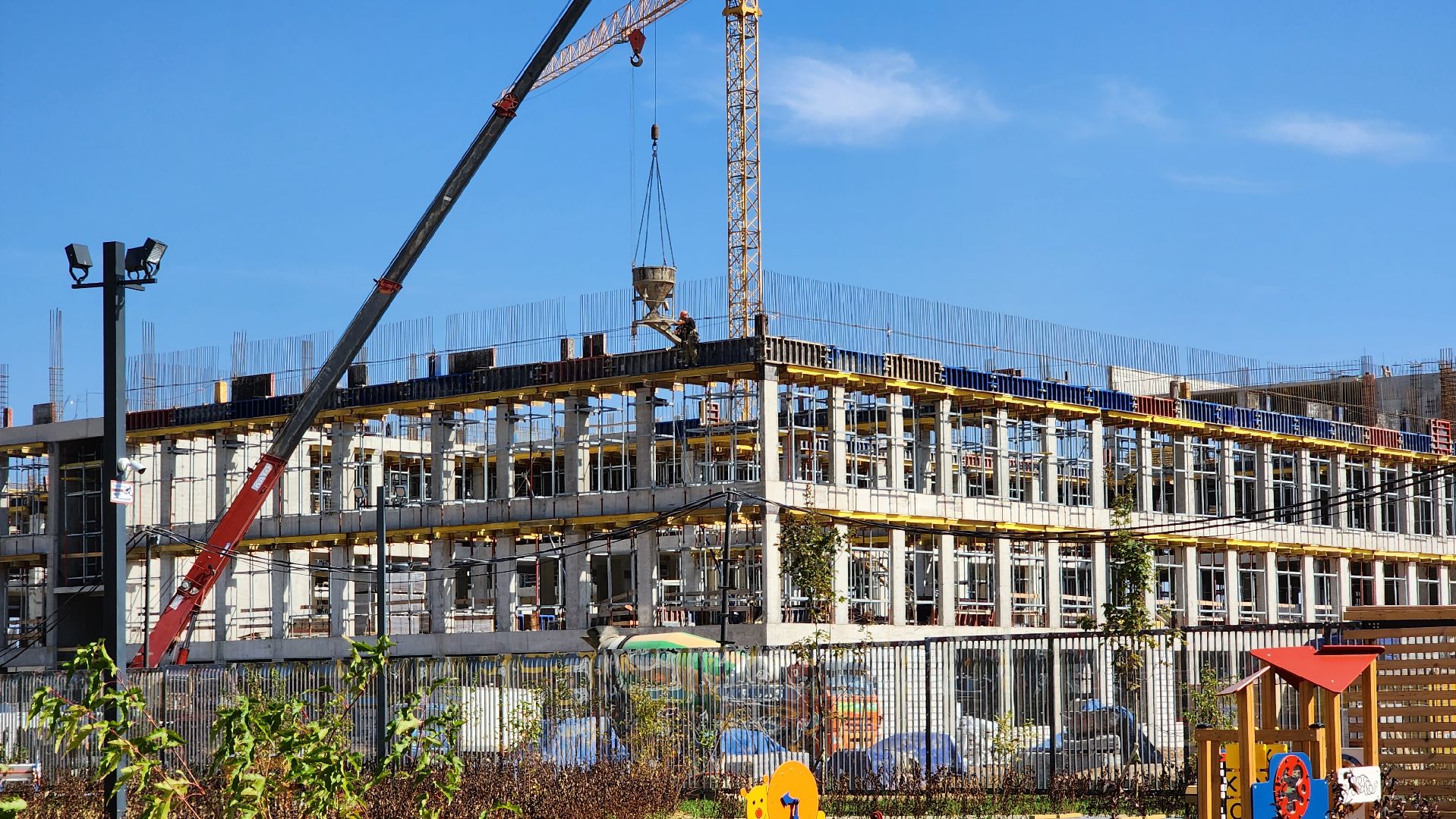 строительство, школа, Котельники