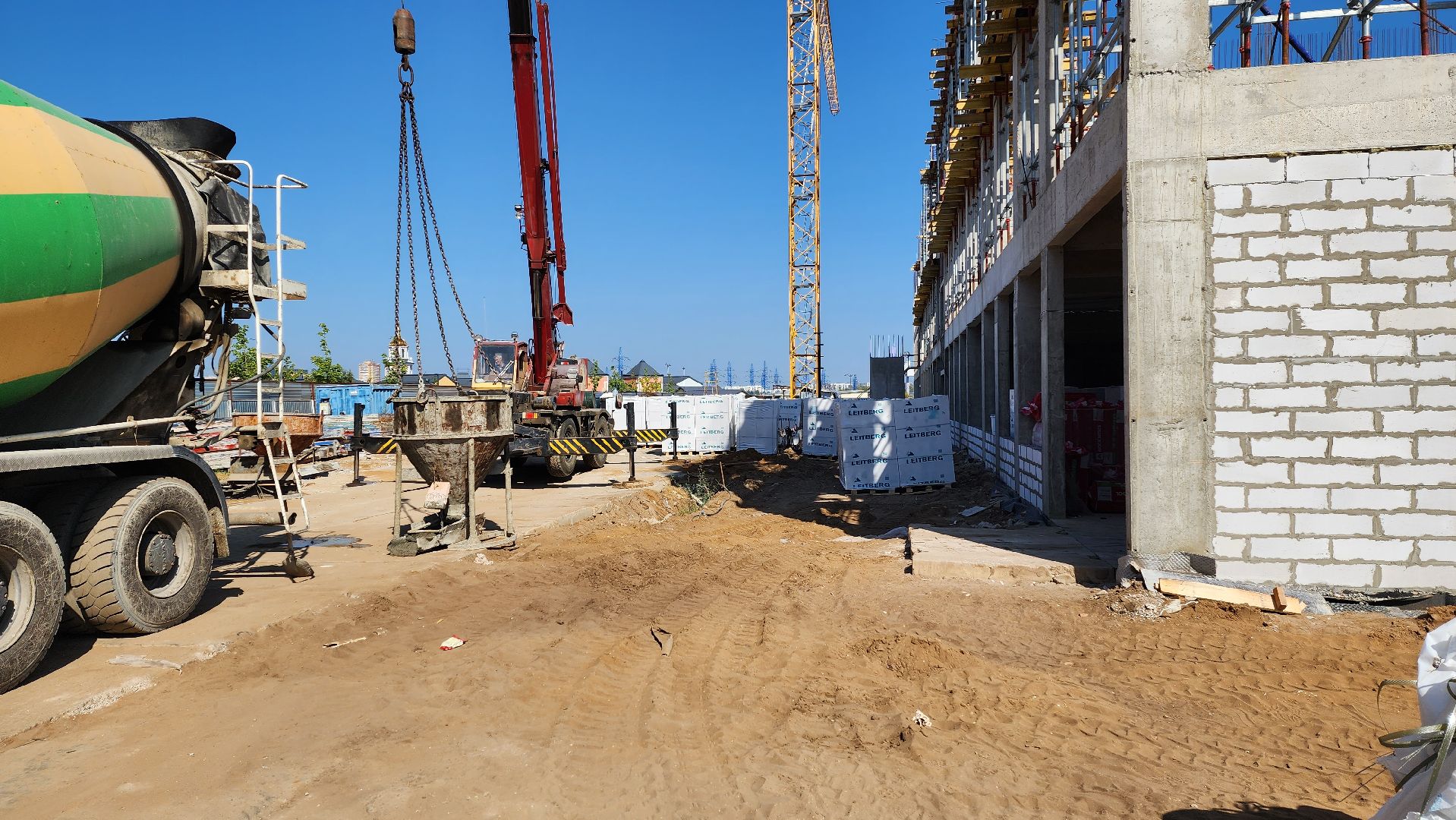 строительство, школа, Котельники