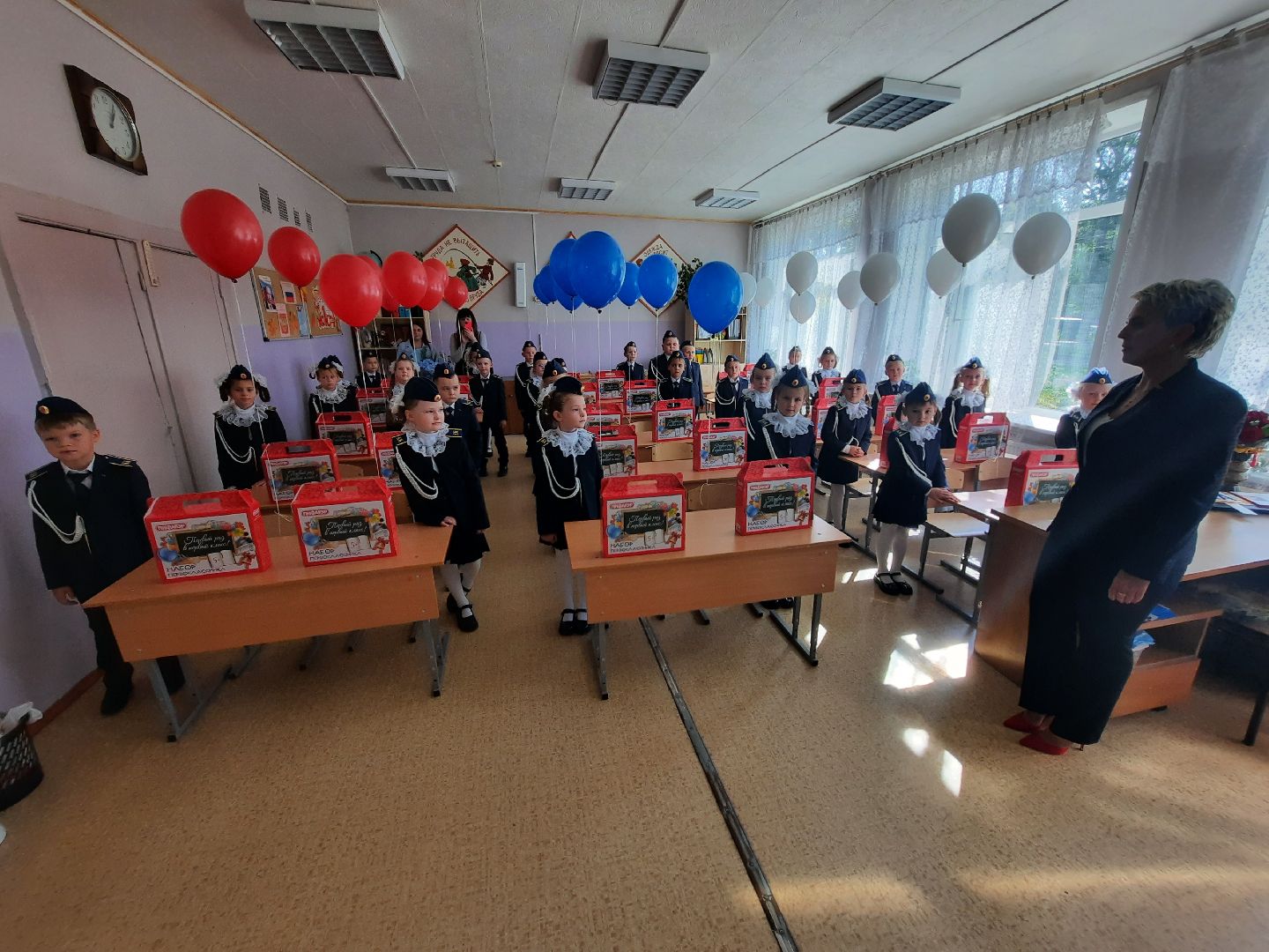 Шатура, школа 4, первый урок