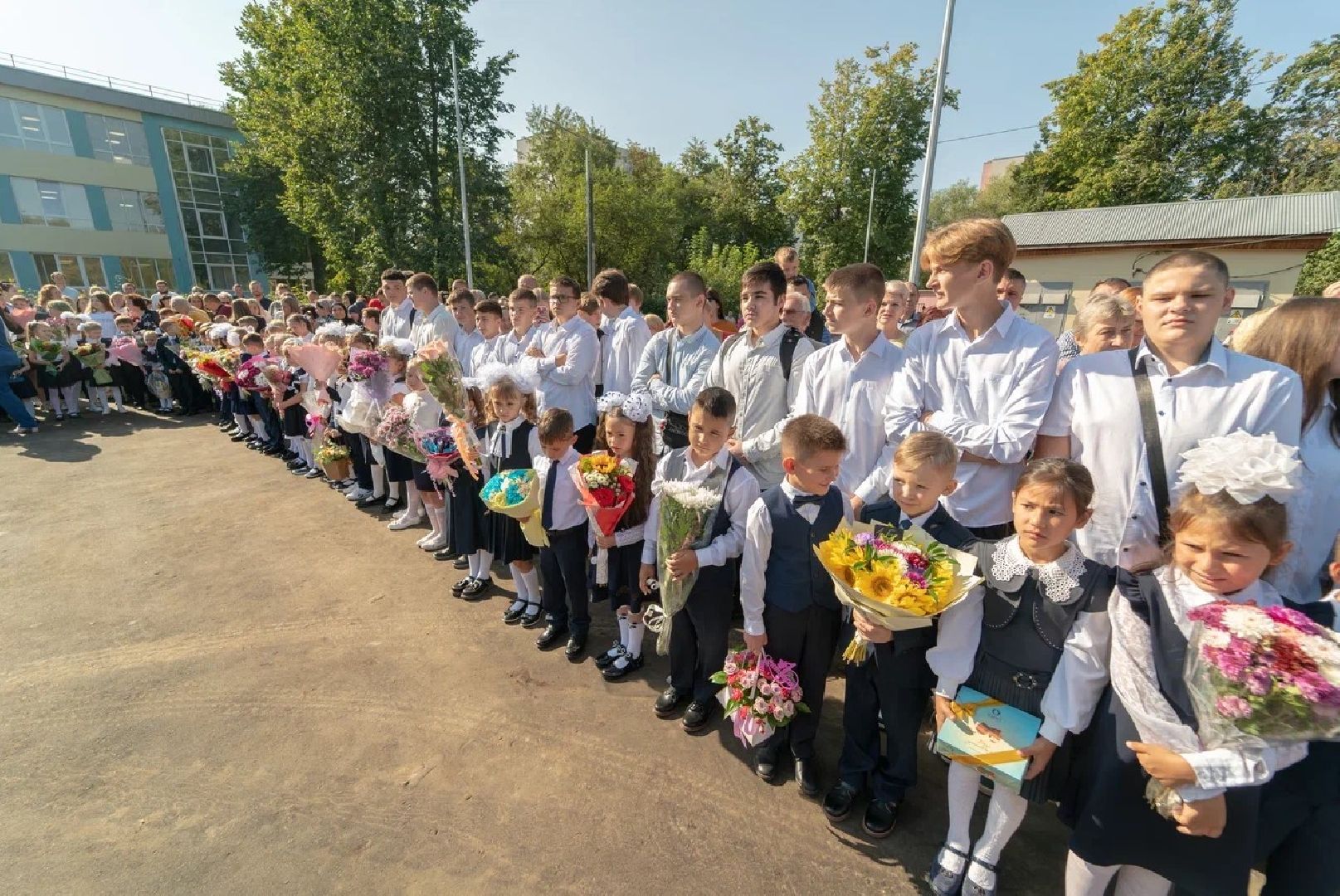 школа, 1 сентября, День знаний, ремонт в школе, Лосино-Петровский