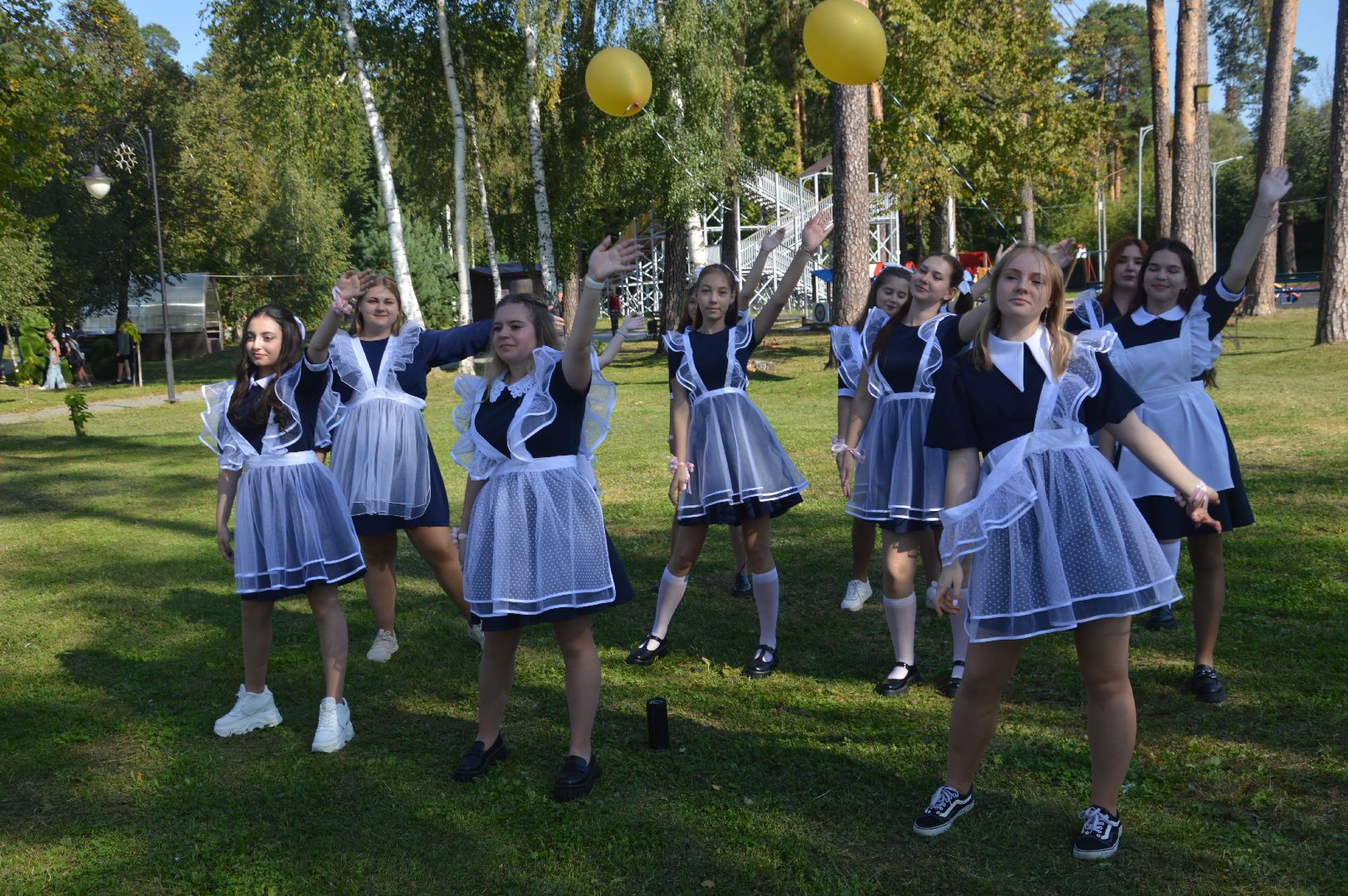 Шатура, парк, 1 сентября, День знаний